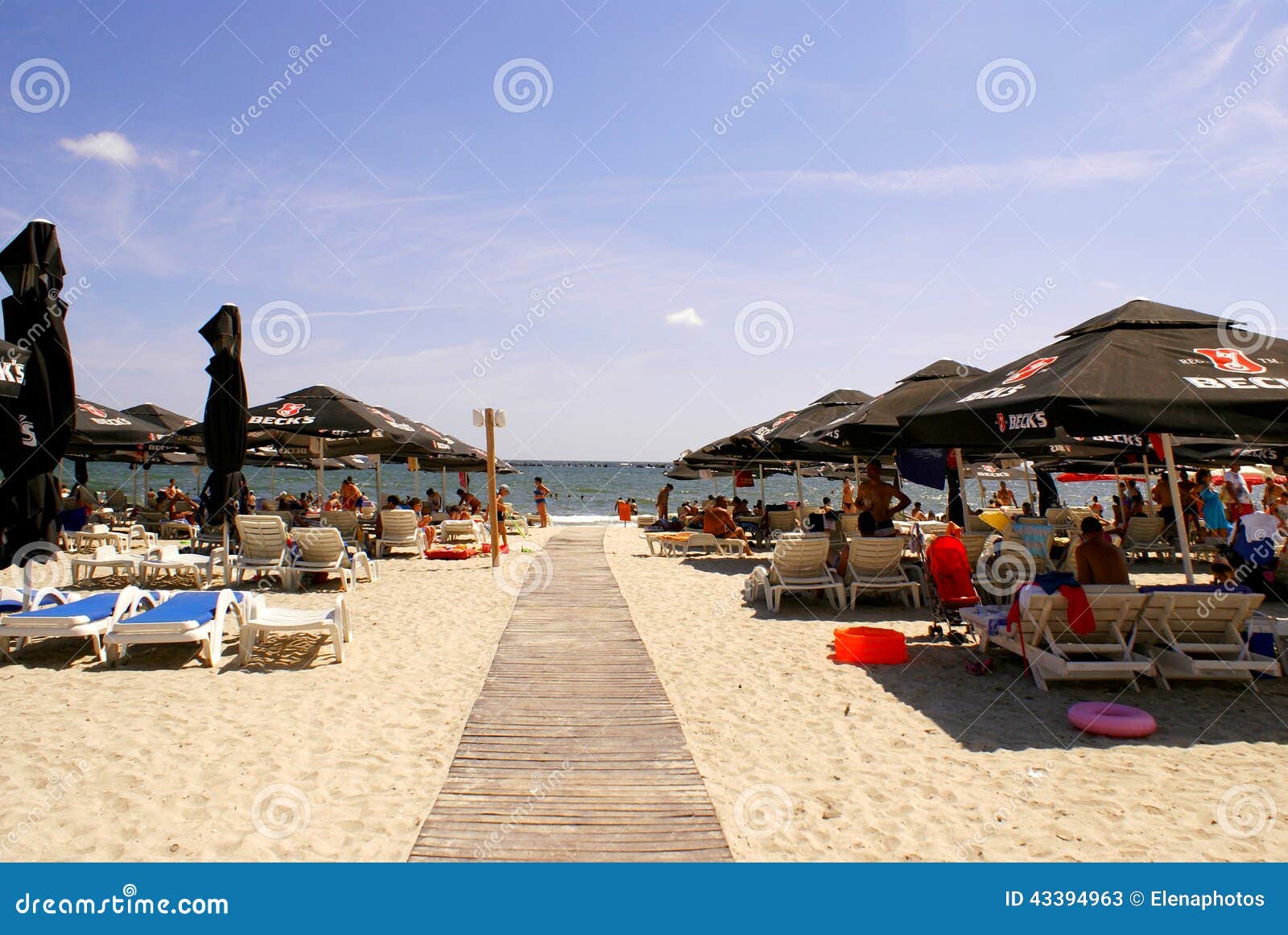 Mamaia Beach At The Black Sea Editorial Stock Photo Image Of Horizon Object