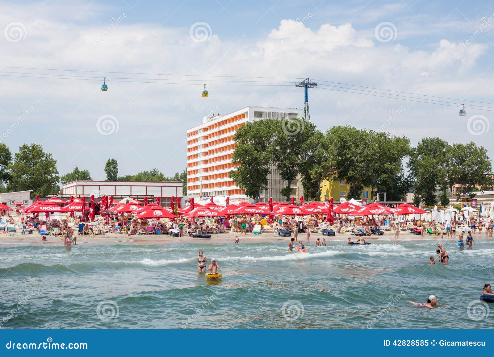 Mamaia Beach Editorial Image Image Of People Accommodation