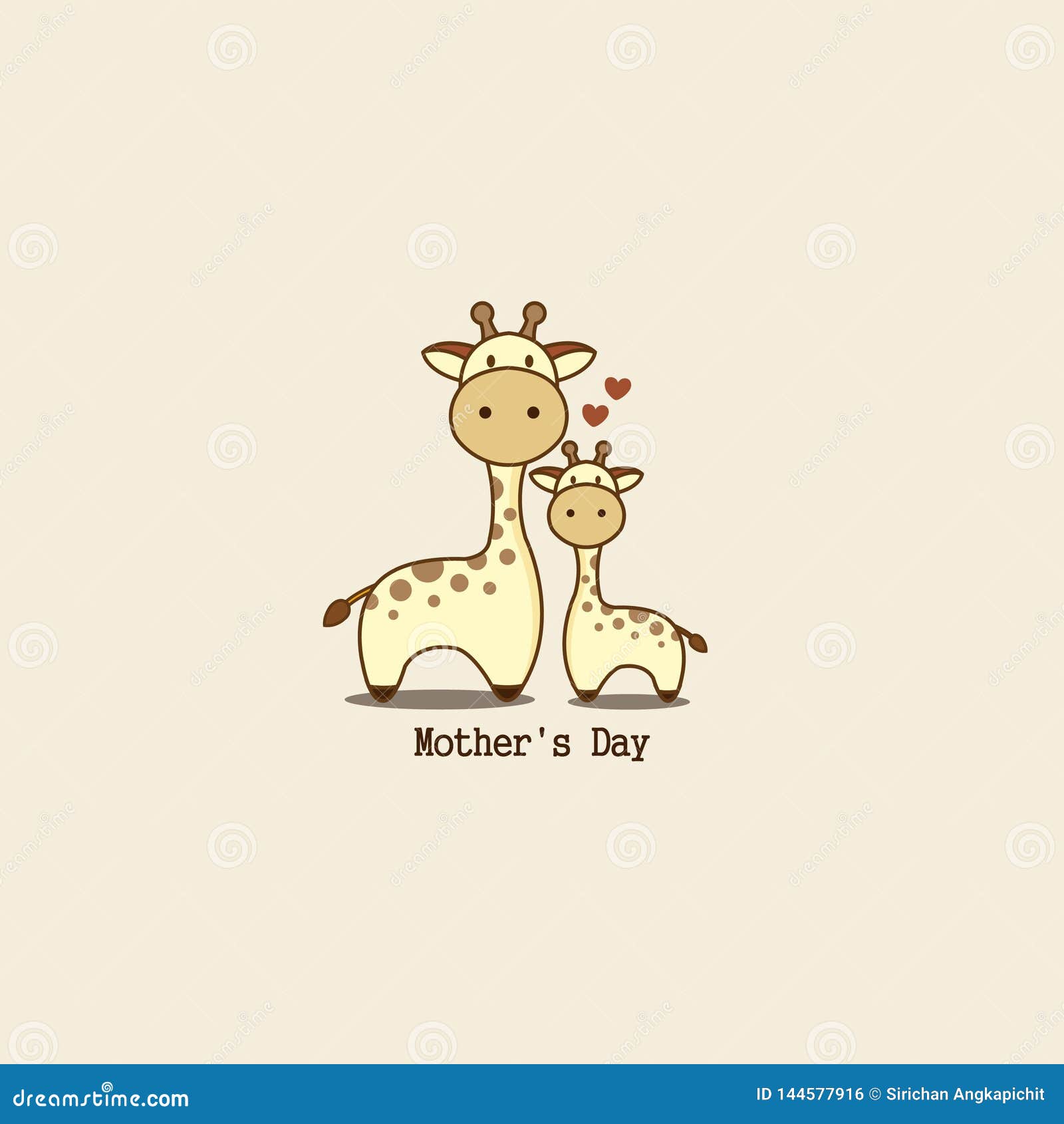 Maman Et Bebe De Girafe Illustration Stock Illustration Du Famille Maman Et Bebe De Girafe Illustration Stock Illustration Du Famille