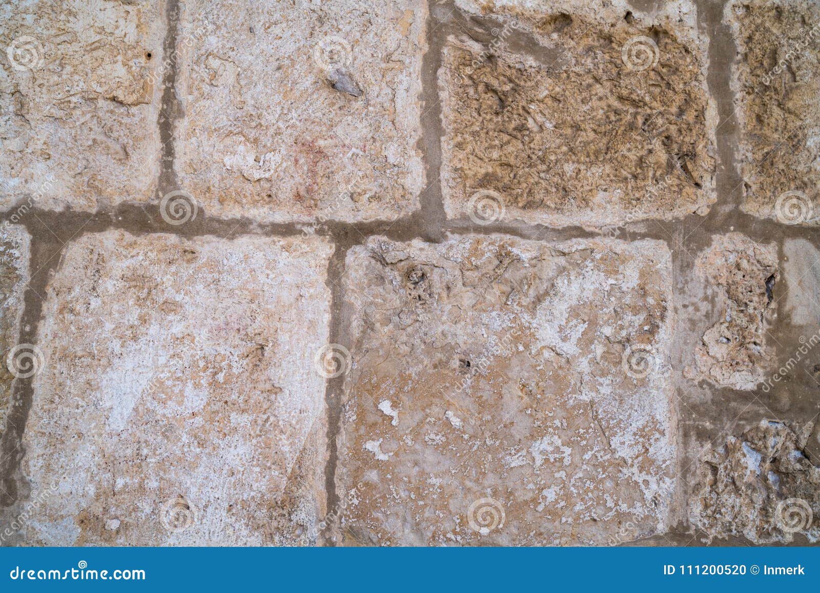 Mamluks期间的块墙壁的纹理在圣殿山的在耶路撒冷2月