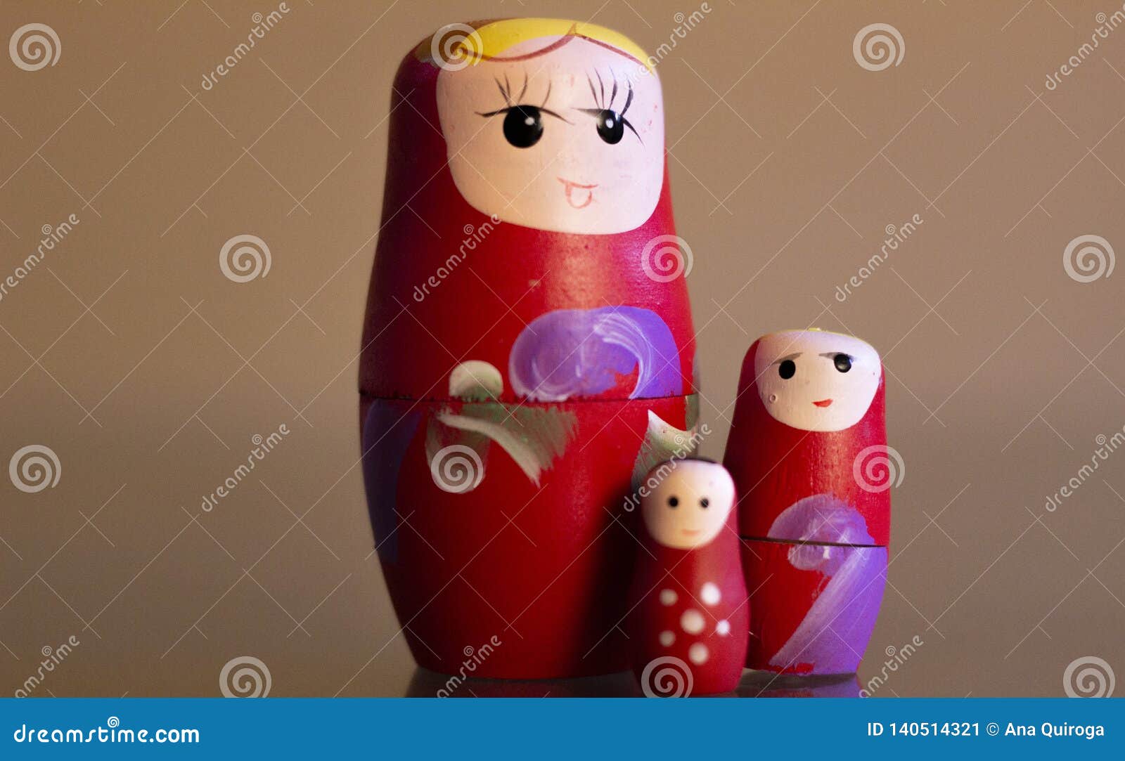 Mamushkas In A Group, Women Metaphorically Symbolizing Different Generations Of Women In A Family. Stock Image - Image of coral, affectionn: 140514321
