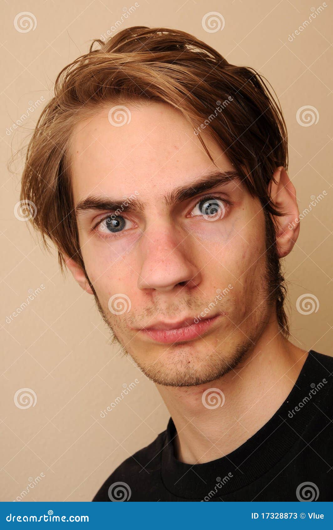 Man stock image. Image of emotionless, stare, wall, male - 17328873