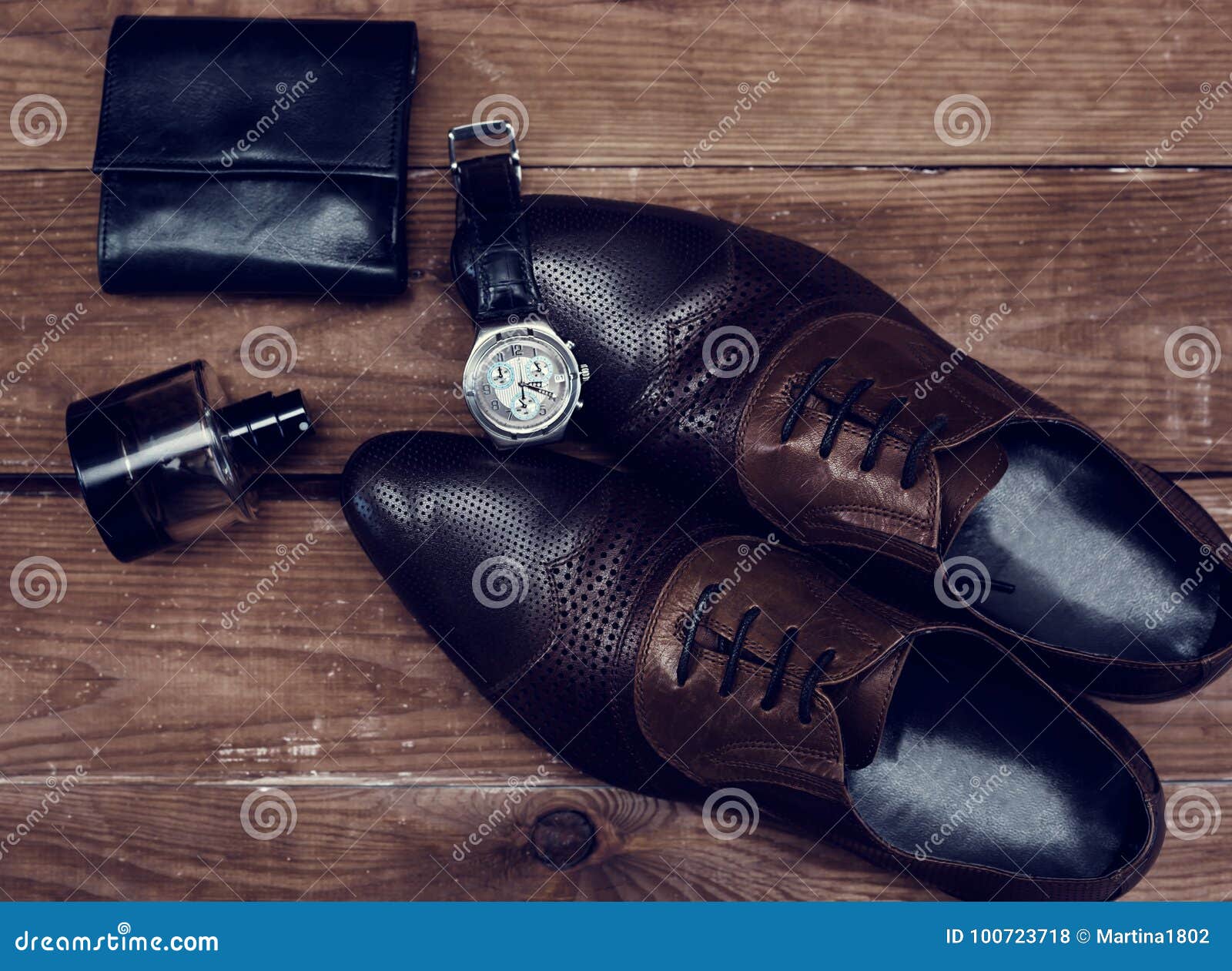 Man Accessories in Business Style Stock Photo - Image of black, concept ...