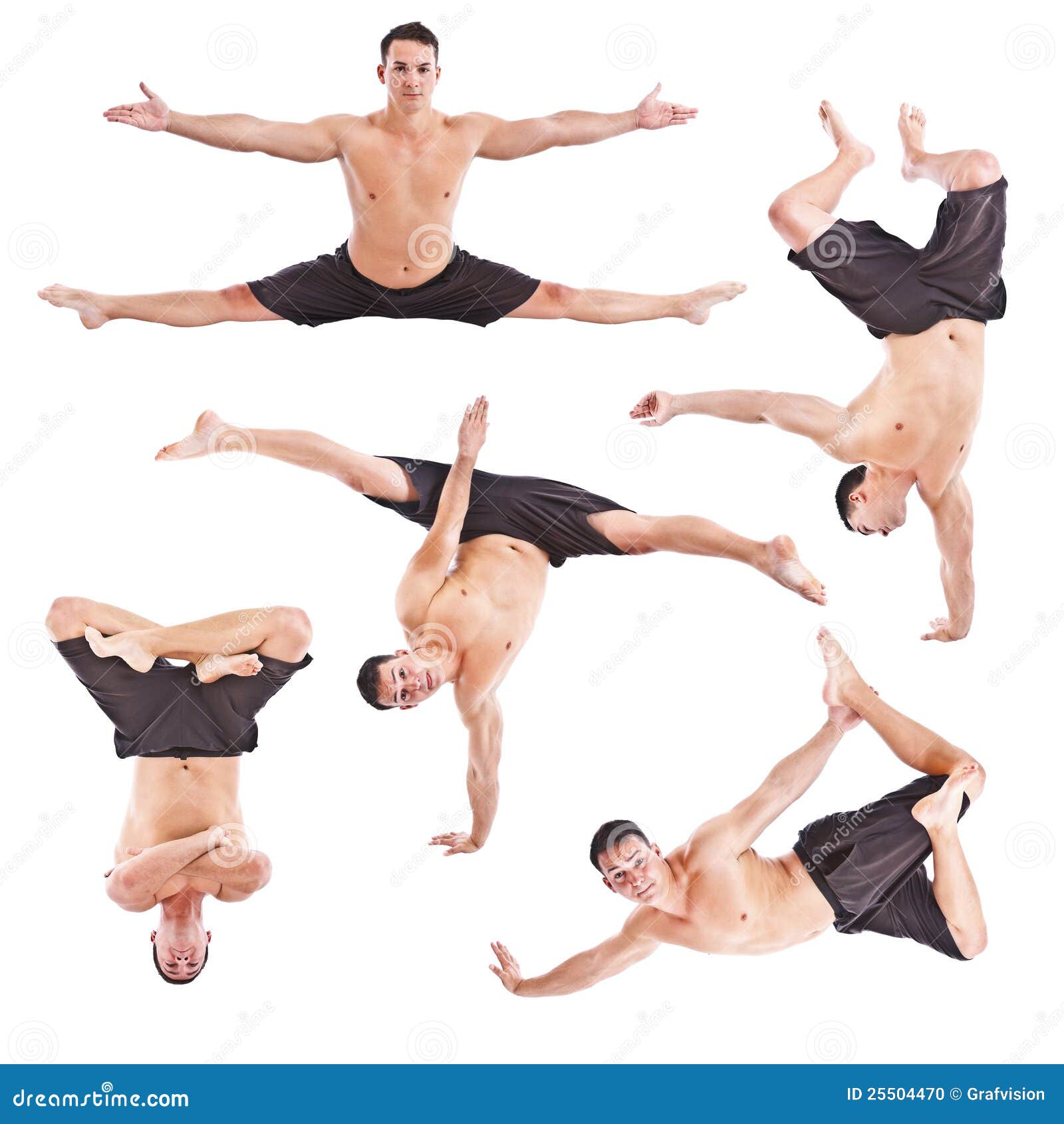 Man acrobatics gymnastic stock photo. Image of agile 25504470