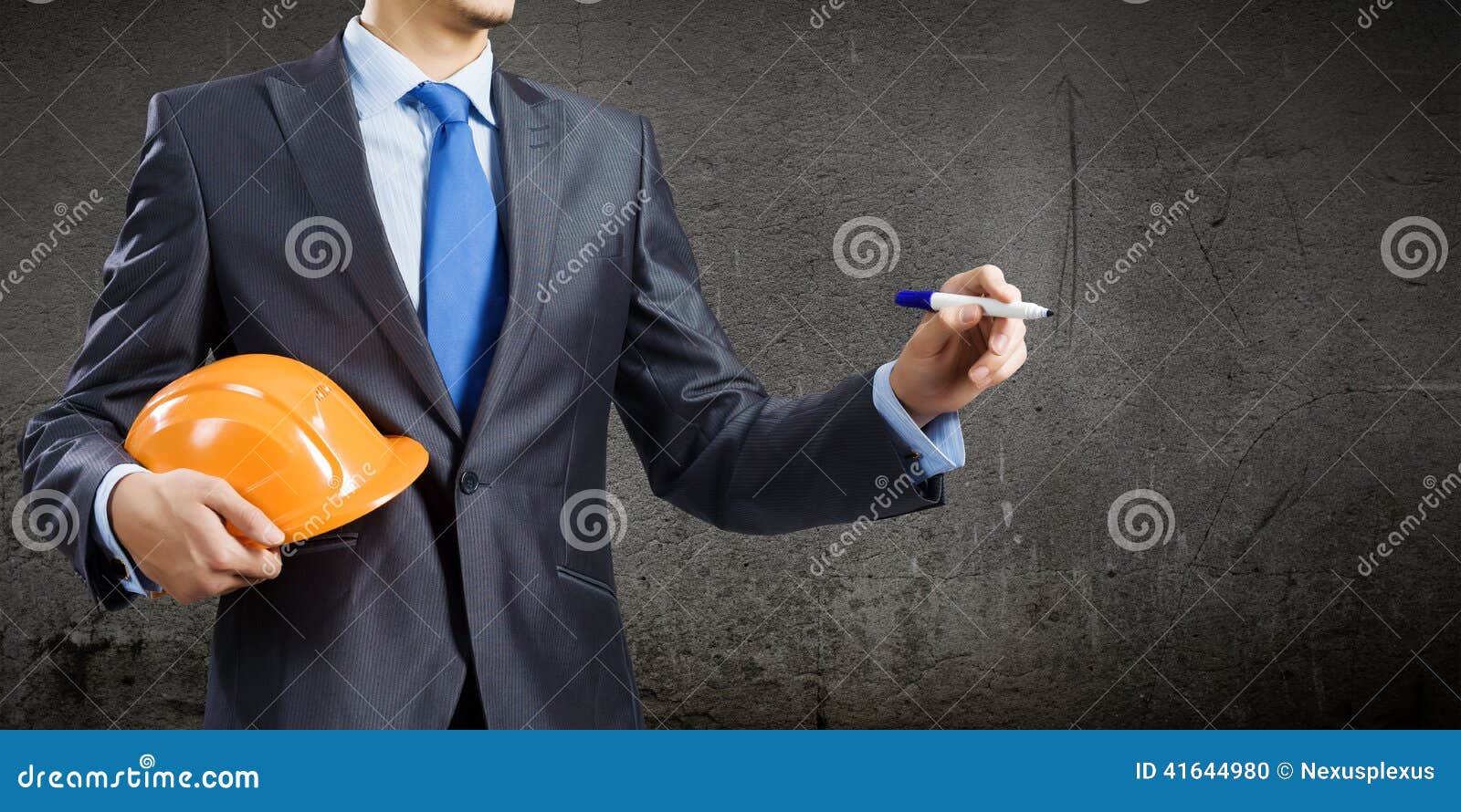 Man architect stock photo. Image of human, drawing, estate - 41644980