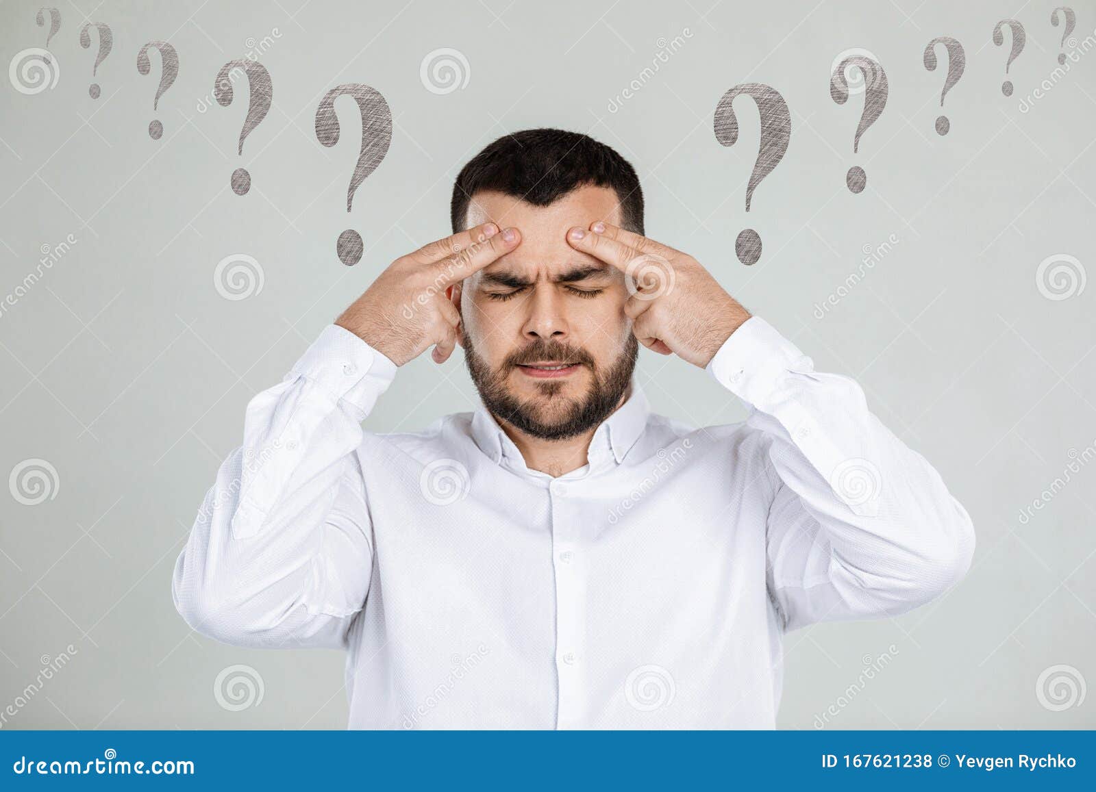 Man Asking Questions Stock Photo Image Of Expression 167621238