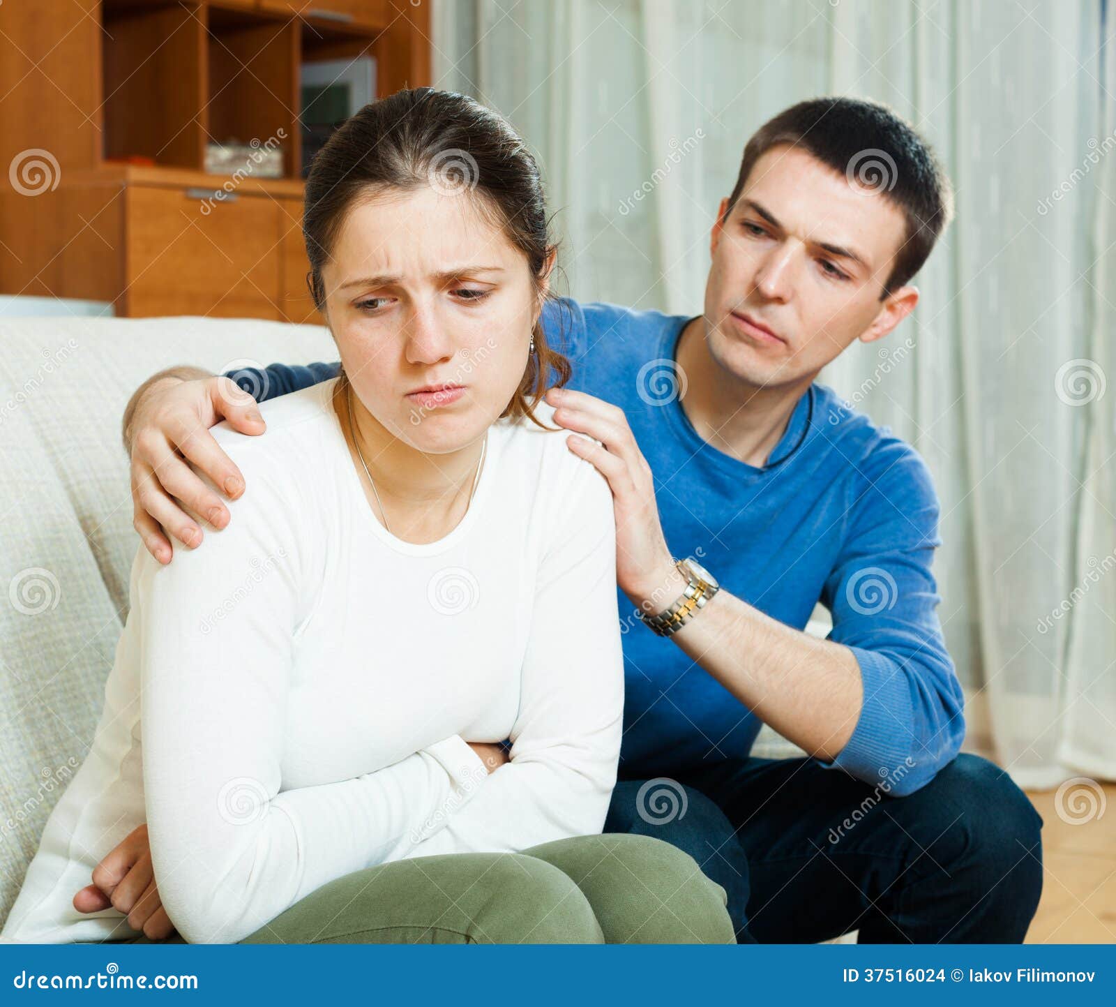 Man Asks for Forgiveness from Woman Stock Photo - Image of problems ...