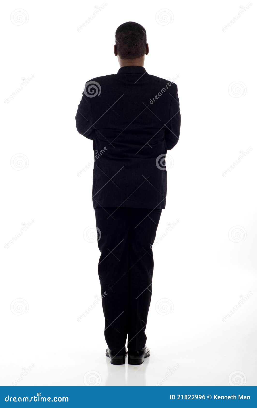 Man Back View stock photo. Image of length, standing - 21822996