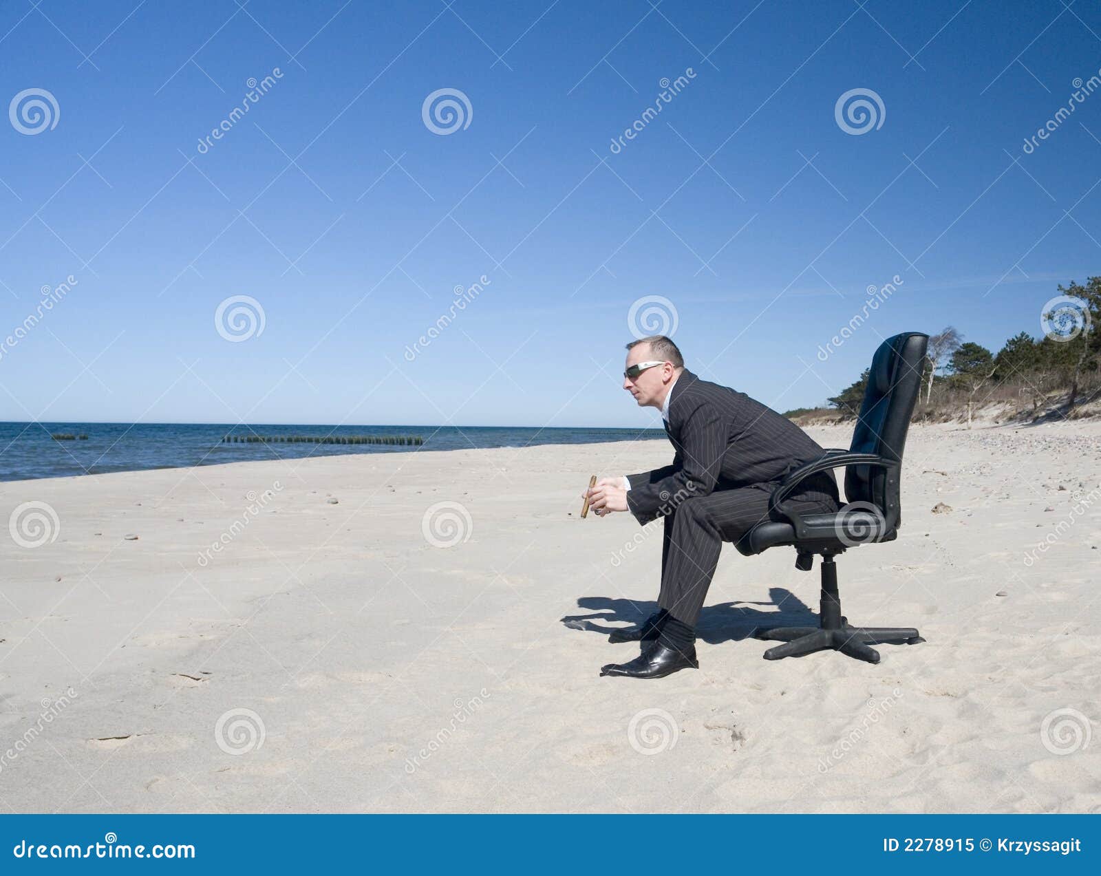 Man on Beach stock image. Image of adult, water, attire - 2278915