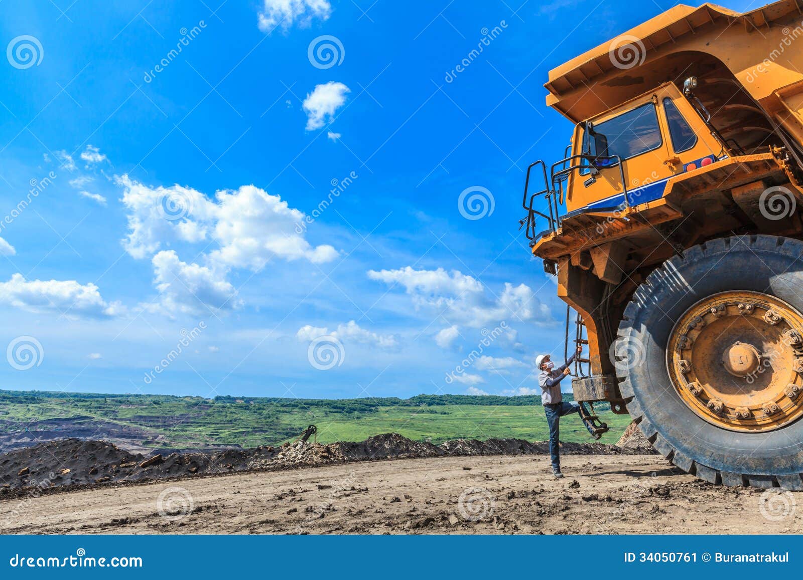 Man Big Truck Driver stock image. Image of equipment 34050761