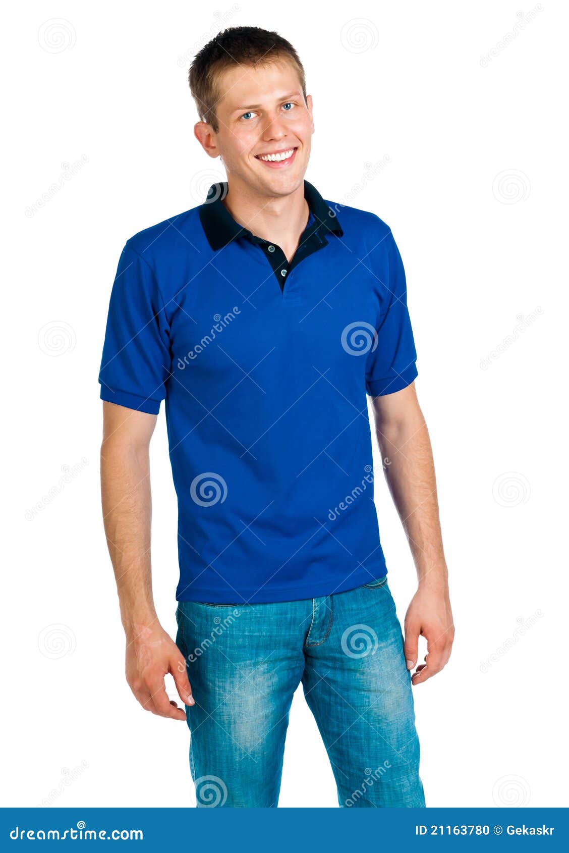 man in blue uniforme