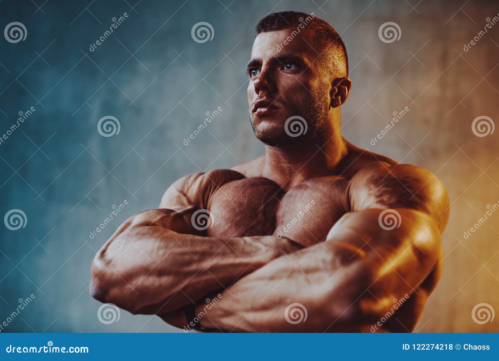 Man bodybuilder stock photo. Image of bodybuilding, people - 122274218