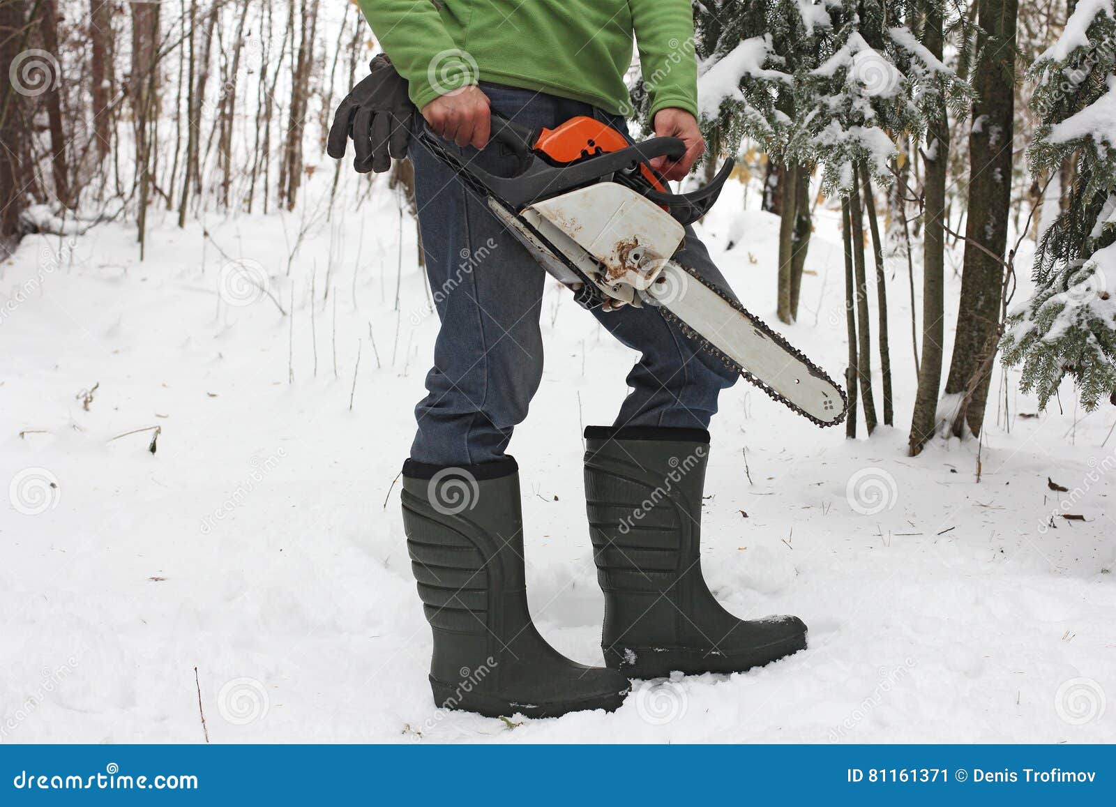 winter chainsaw boots