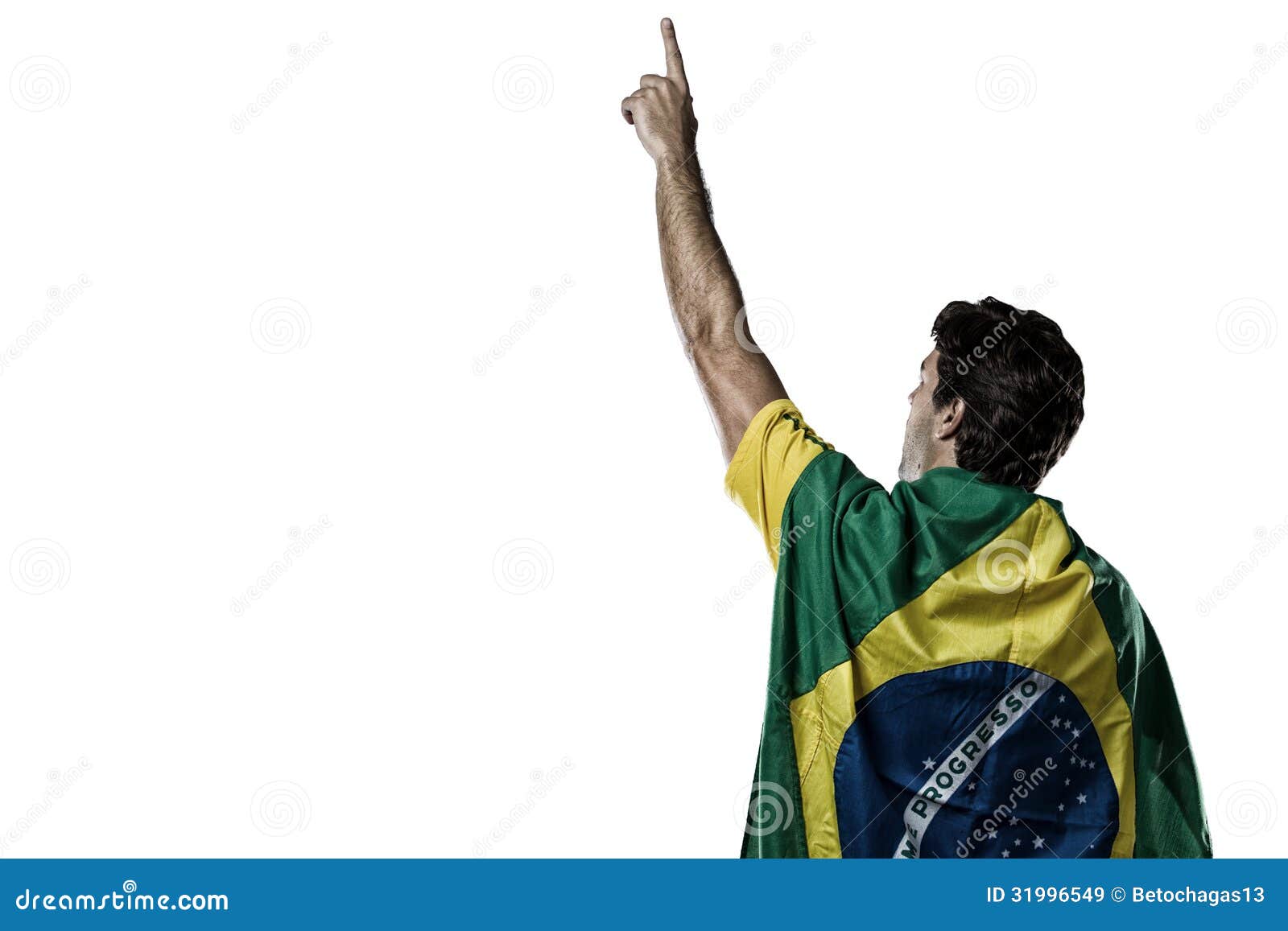 The Brazilian Flag Stock Photo 124744500