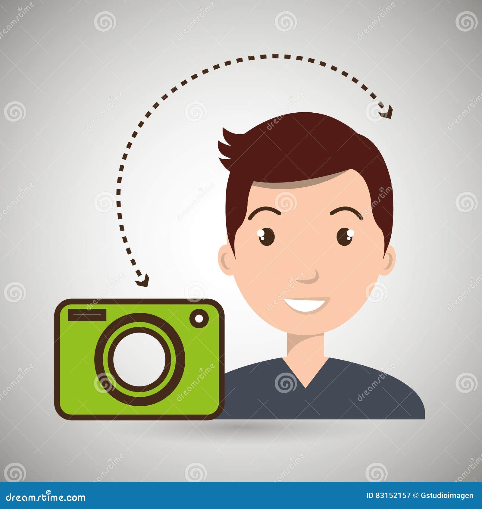 Man Camera Photography Images Stock Illustration - Illustration of ...