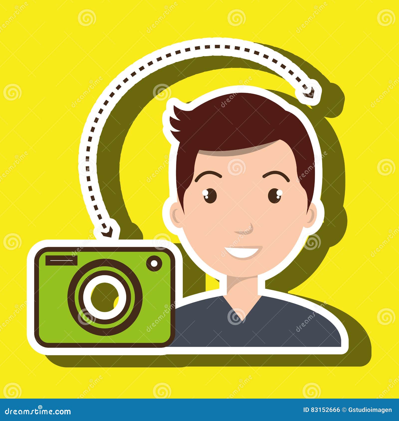 Man Camera Photography Images Stock Illustration - Illustration of ...