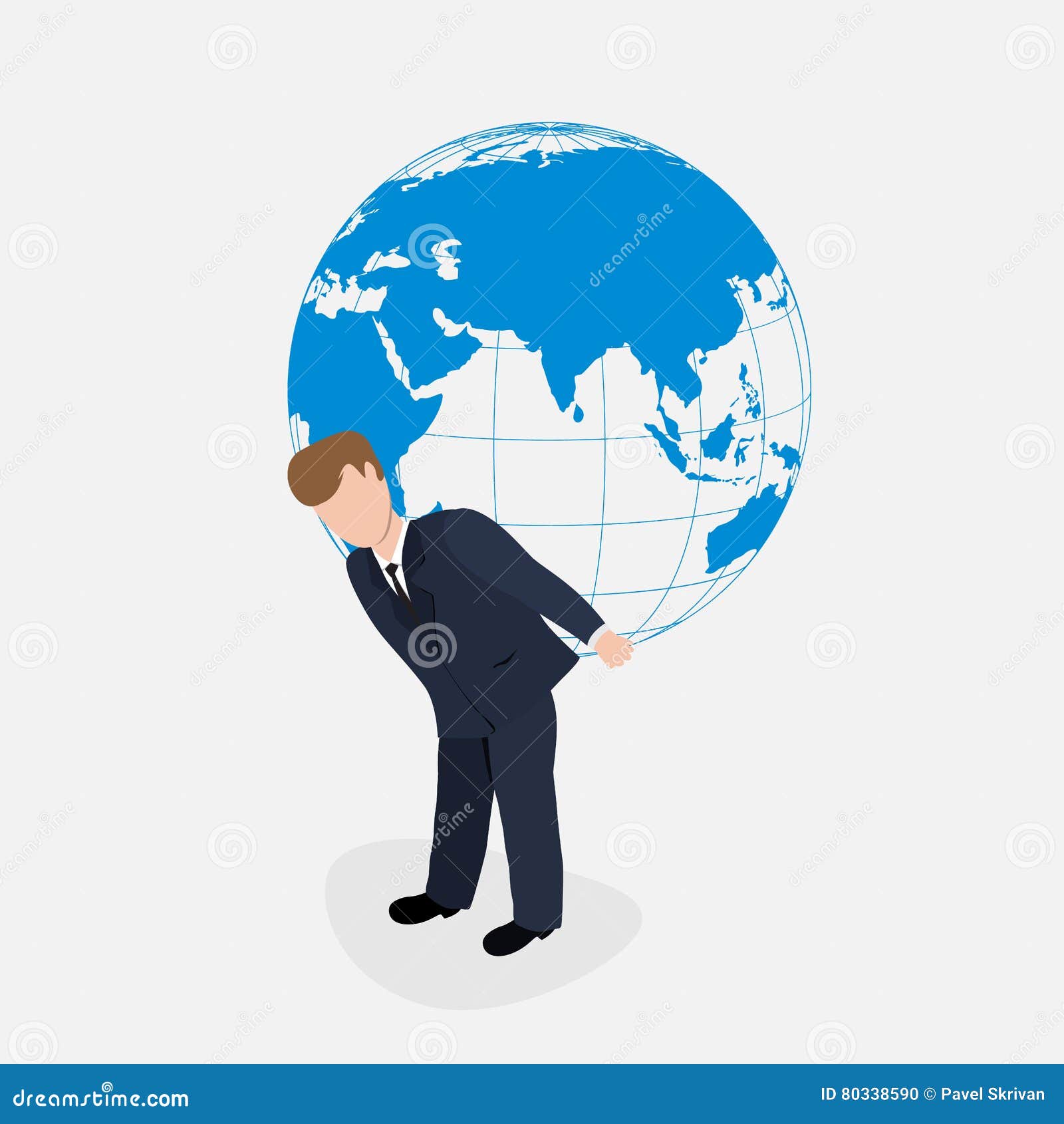 man carrying the world 
