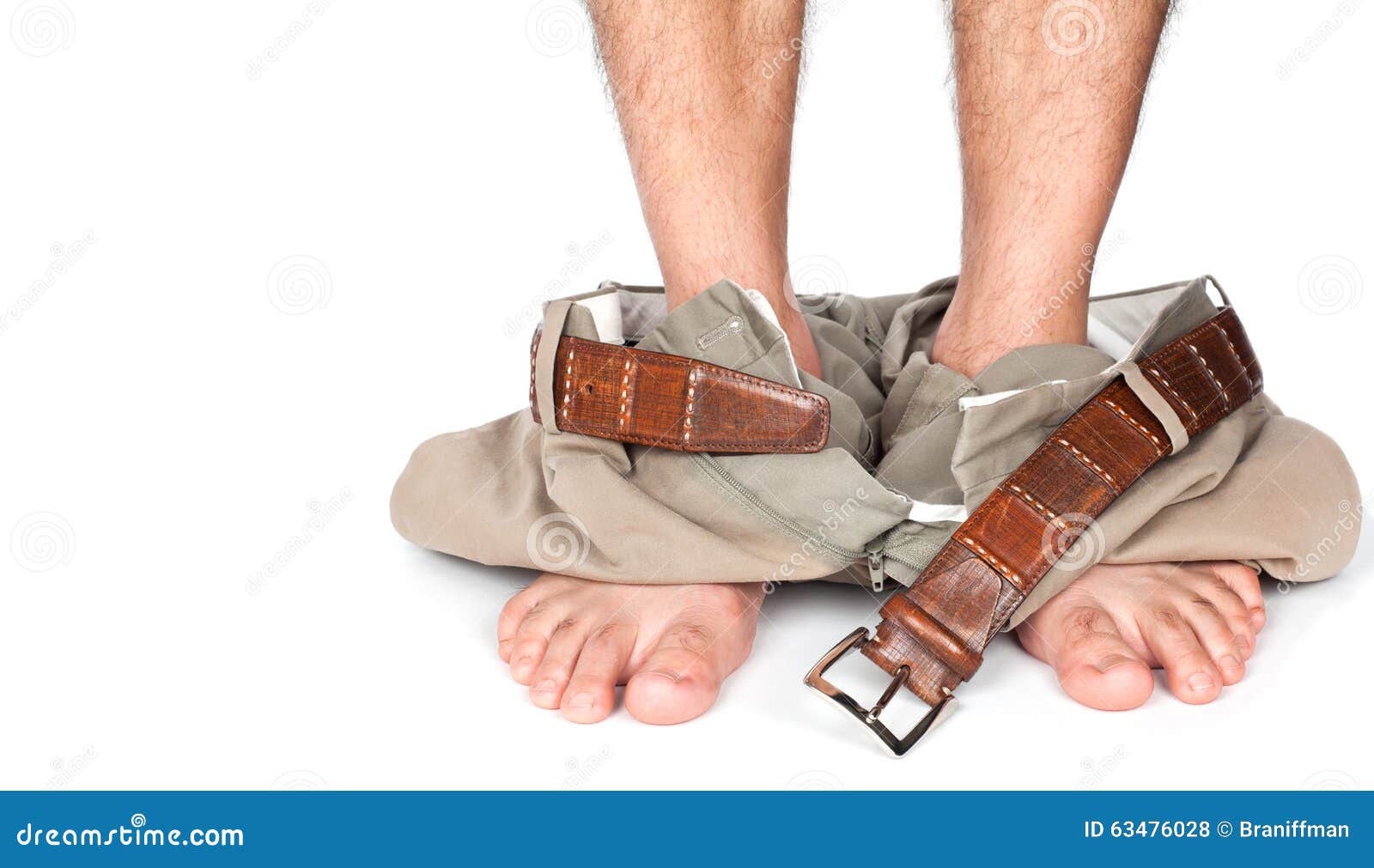 Man caught with pants down stock photo. Image of human 63476028
