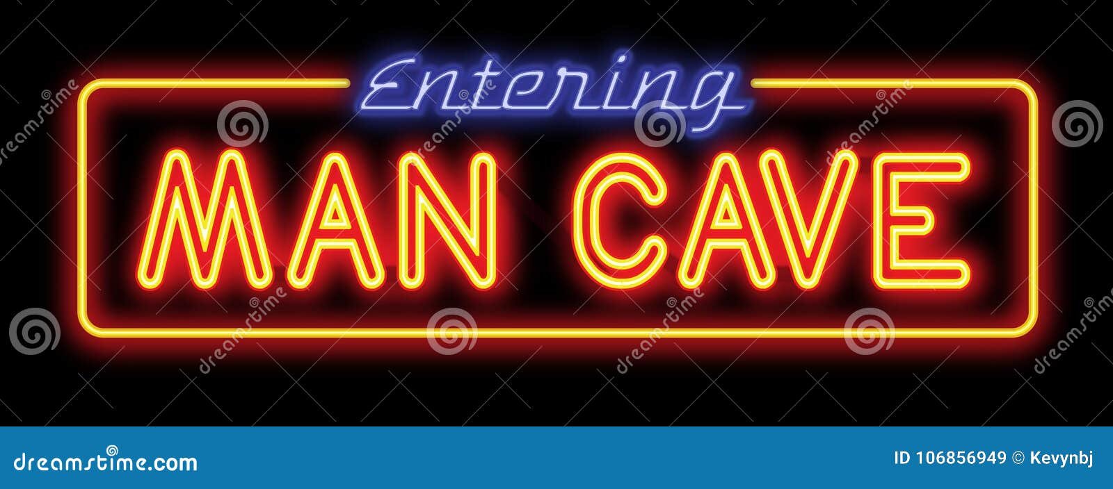 man cave neon sign