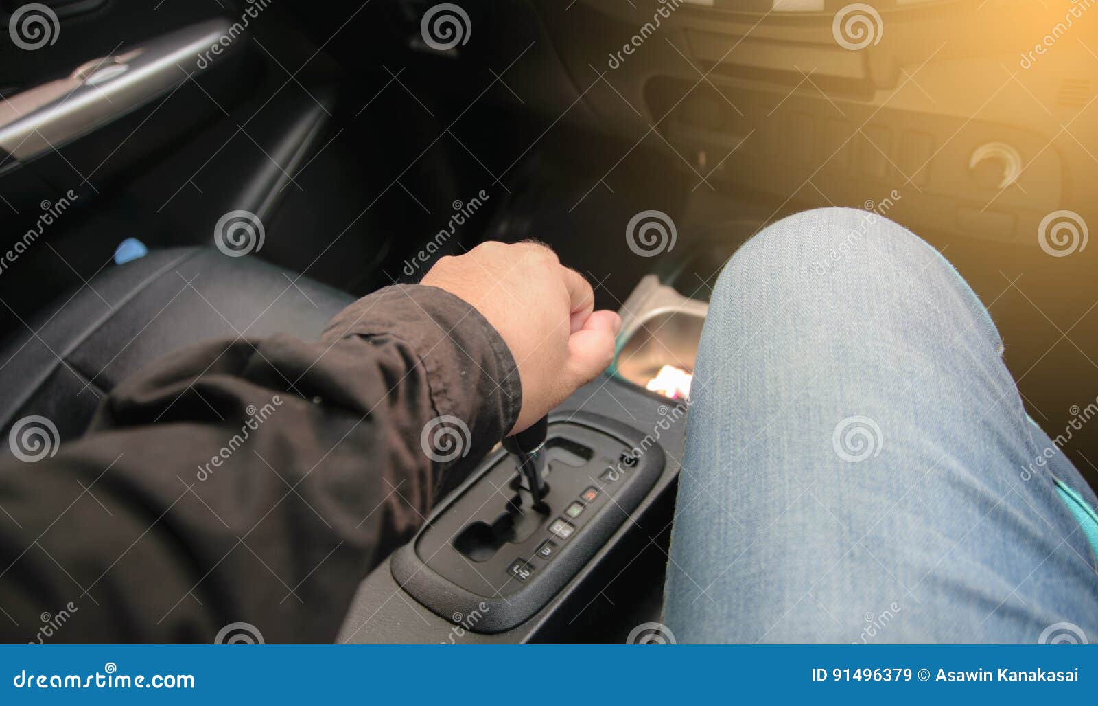Man changing gear car stock image. Image of auto, smiling 91496379