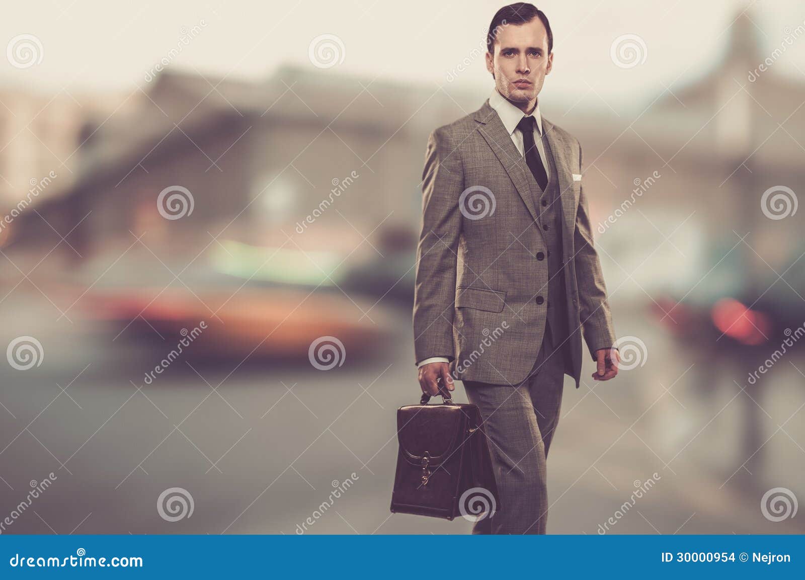 businessman with briefcase