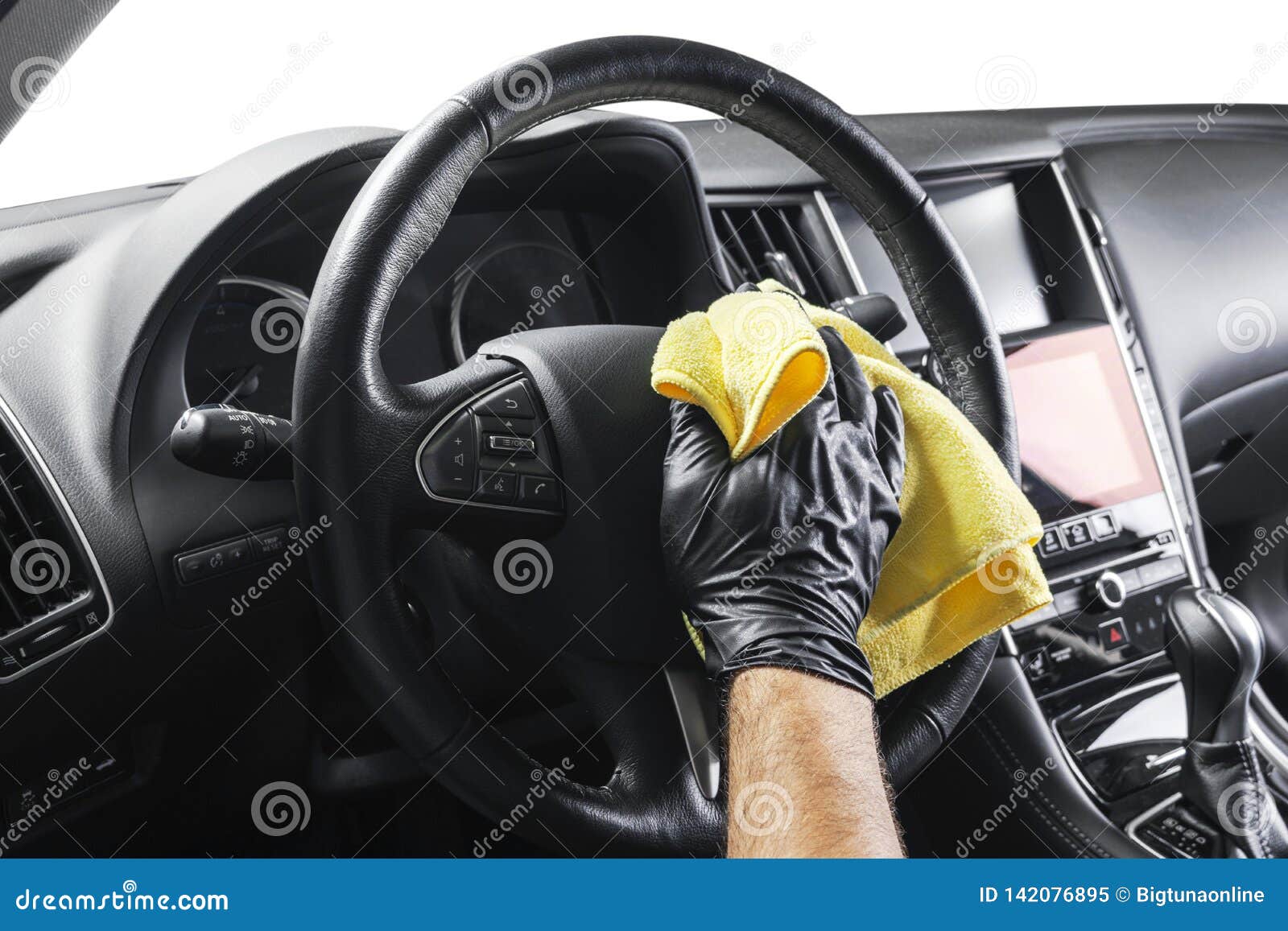 Man Cleaning Car Interior Car Detailing Valeting Concept Selective Focus  Stock Photo by ©nenadovicphoto@gmail.com 310865692