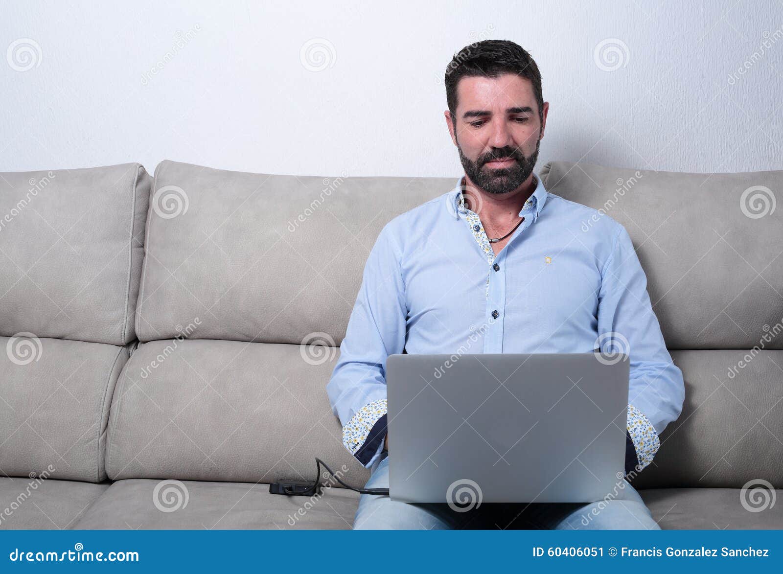 man with a computer