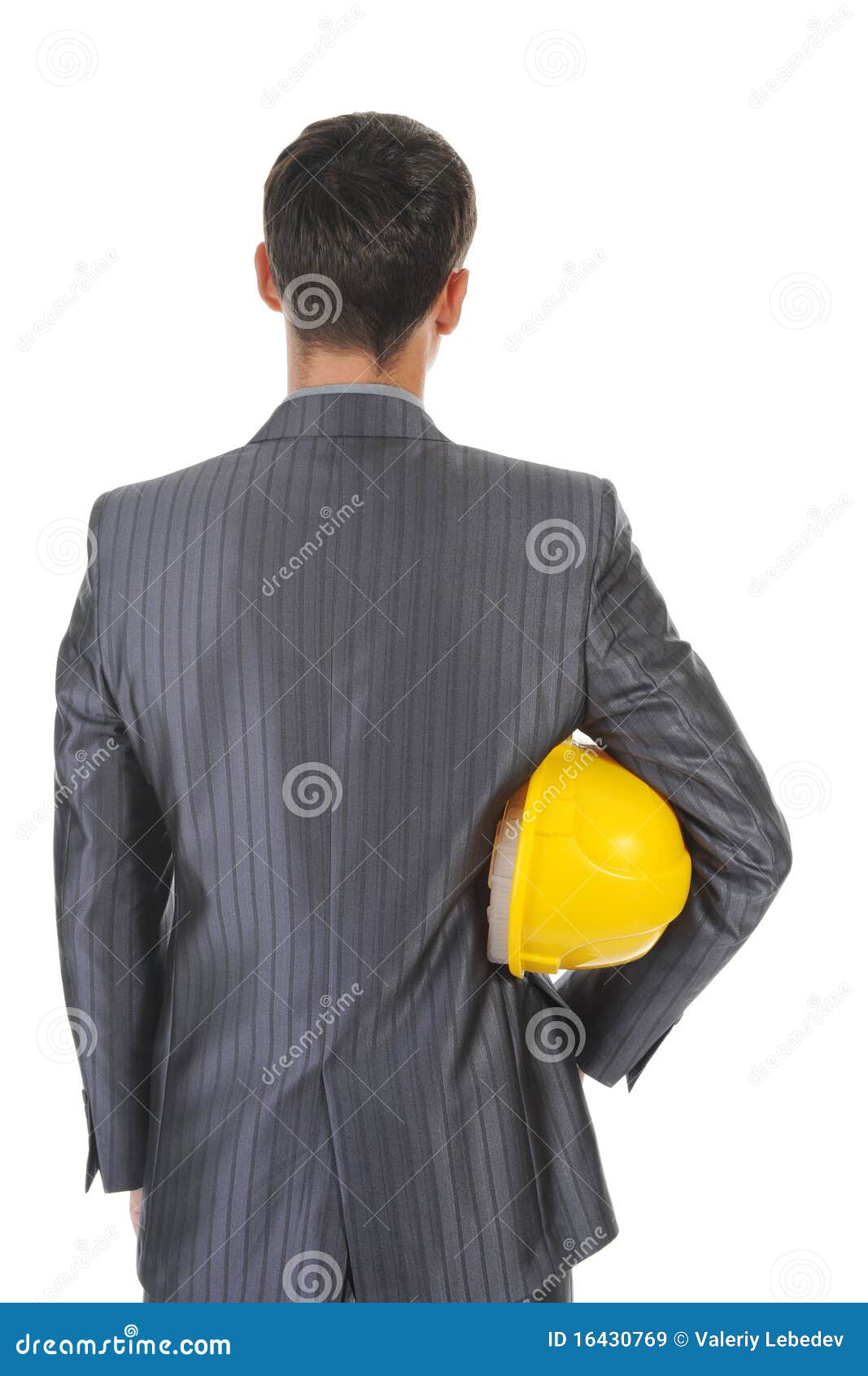 Man with Construction Helmet Stock Image Image of inspector
