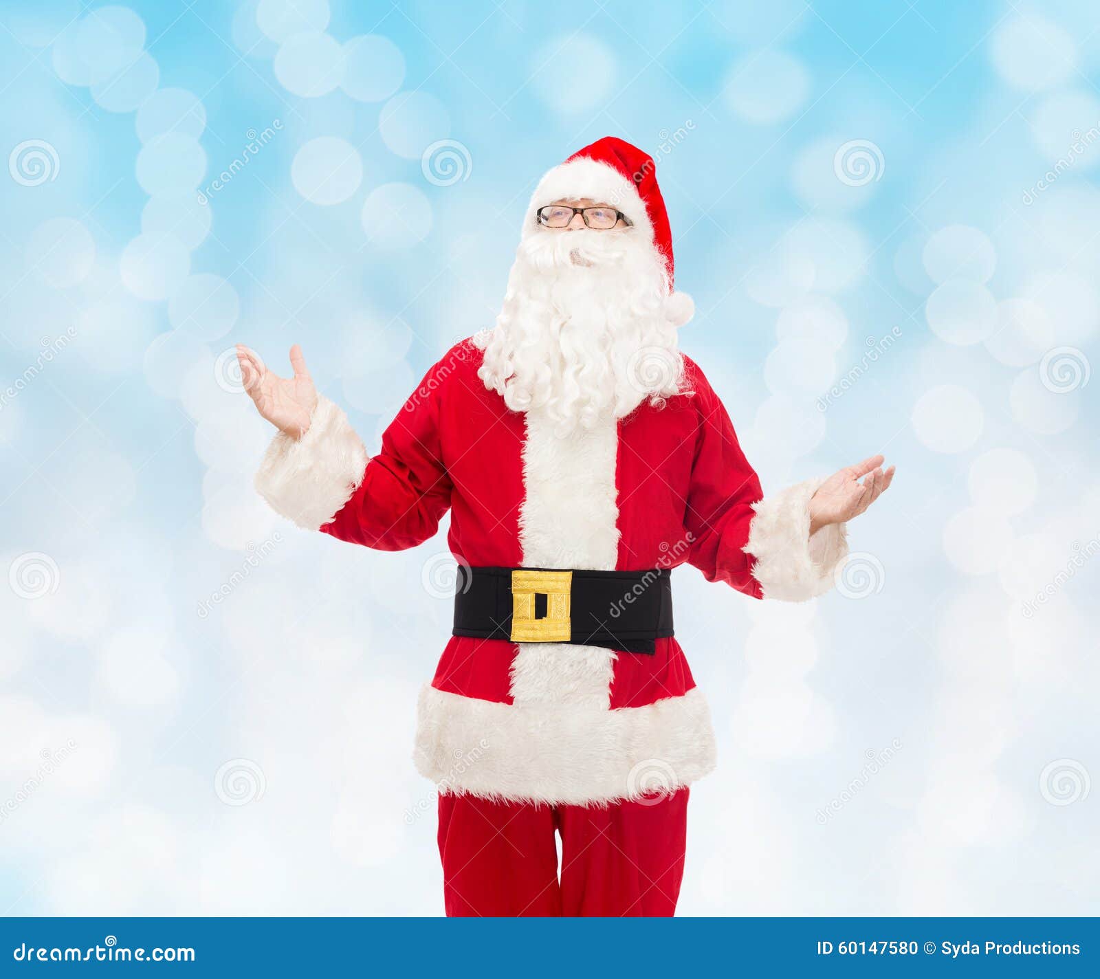 Man in Costume of Santa Claus Stock Photo - Image of mature, christmas ...