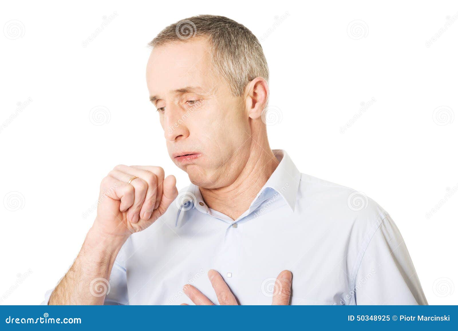 Man Coughing because of Flu Stock Image Image of caucasian, gentleman