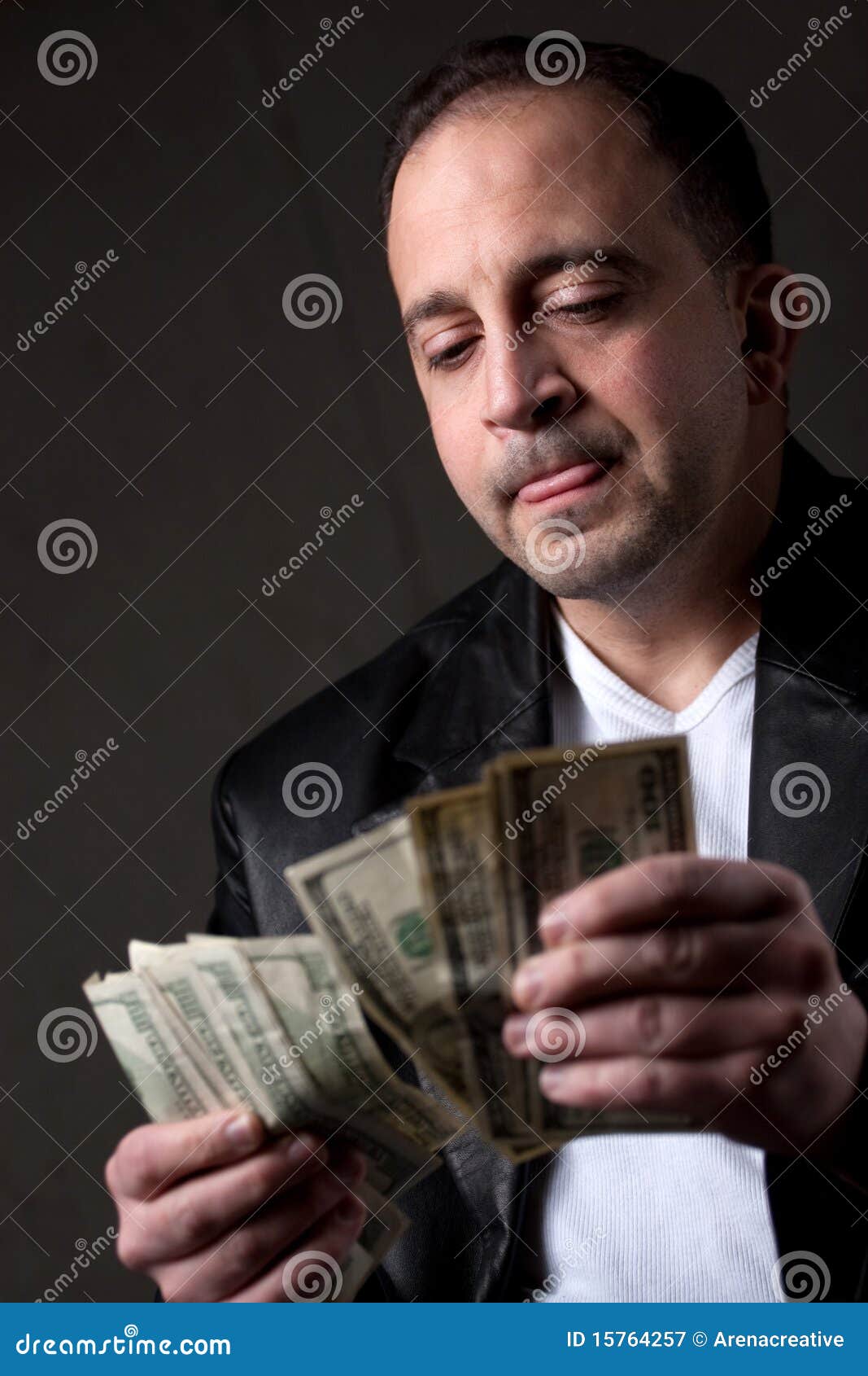 Man Counting Money stock image. Image of money, businessman - 15764257