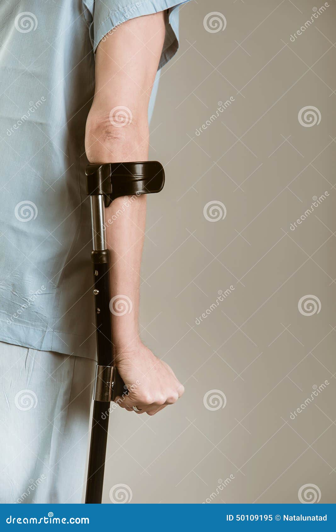 Man with crutches stock image. Image of injured, relax 50109195