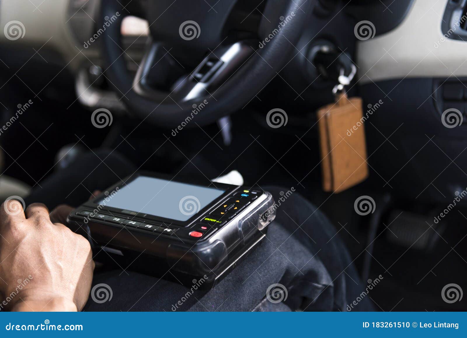 Man with Diagnostic Tools Doing Car Diagnostic Stock Photo Image of
