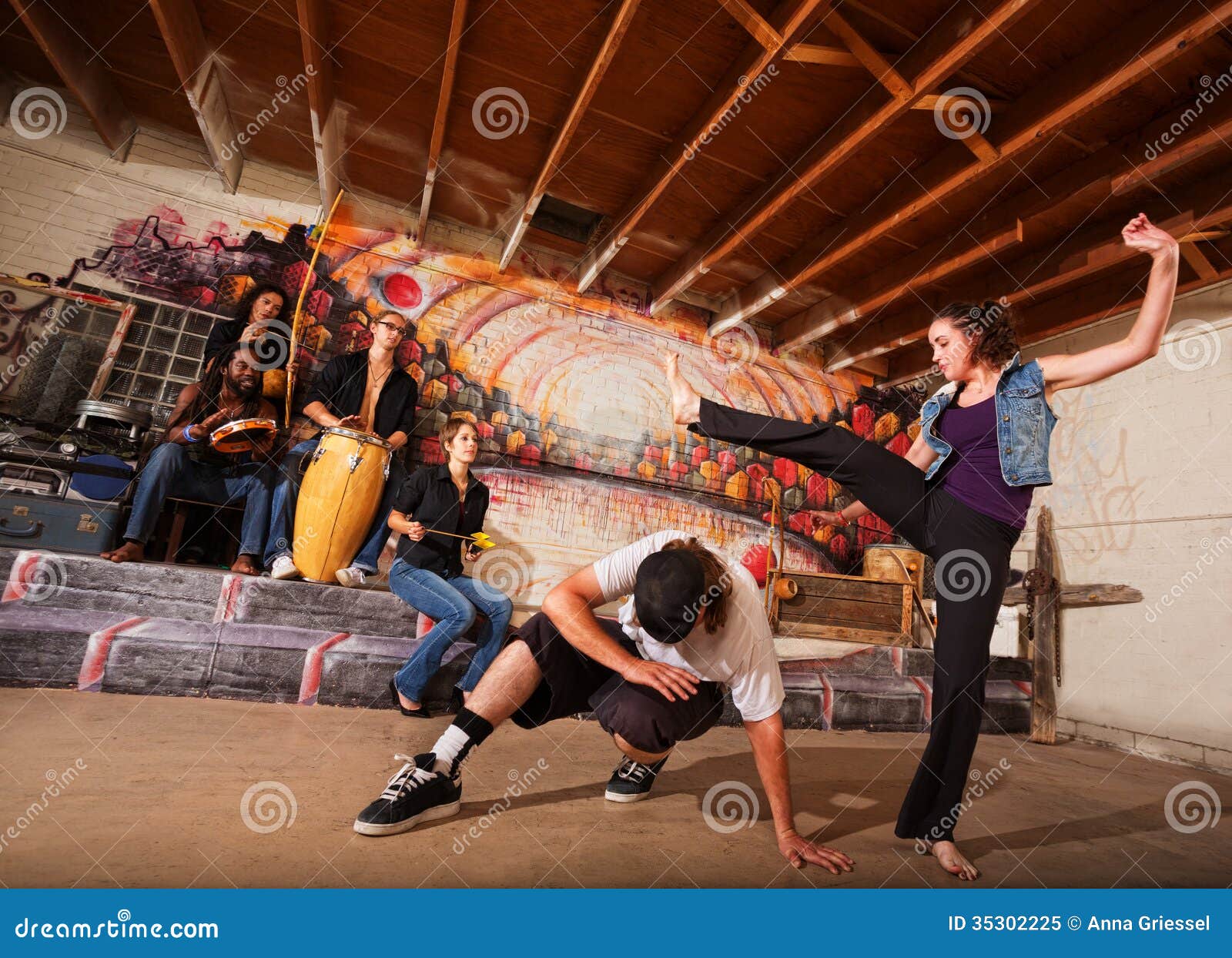Man Dodging A Kick Royalty Free Stock Photo Image 35302225