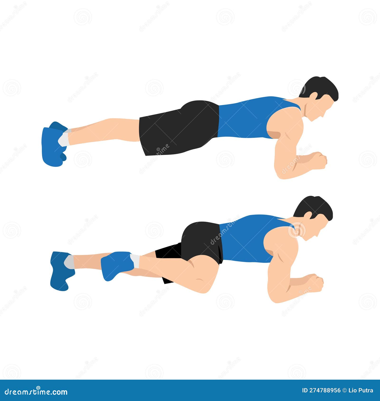 Knee plank exercise hotsell
