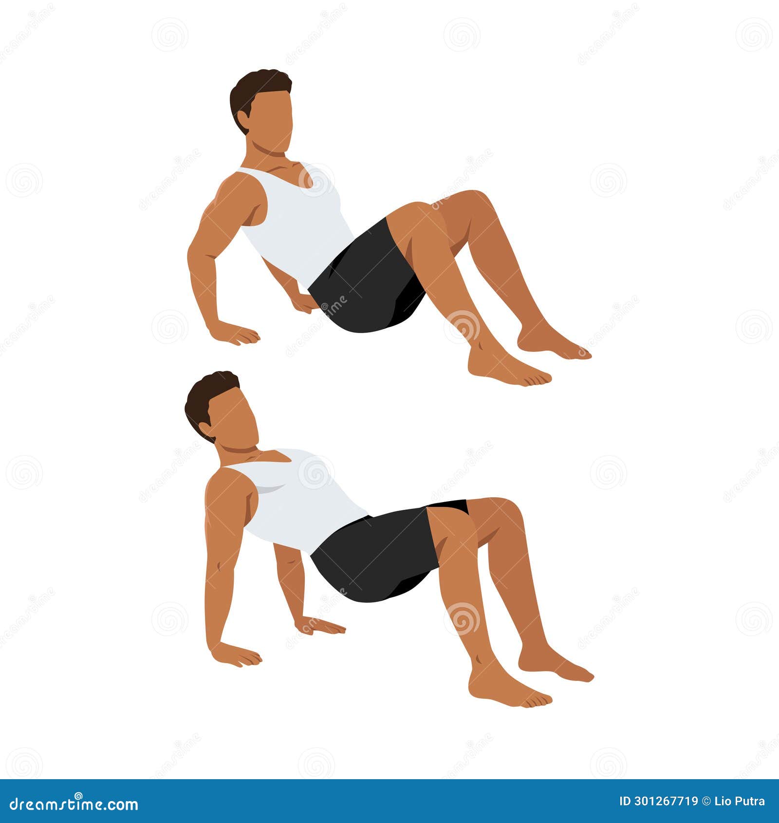 179 Tricep Stretch Stock Illustrations Vectors Clipart Dreamstime
