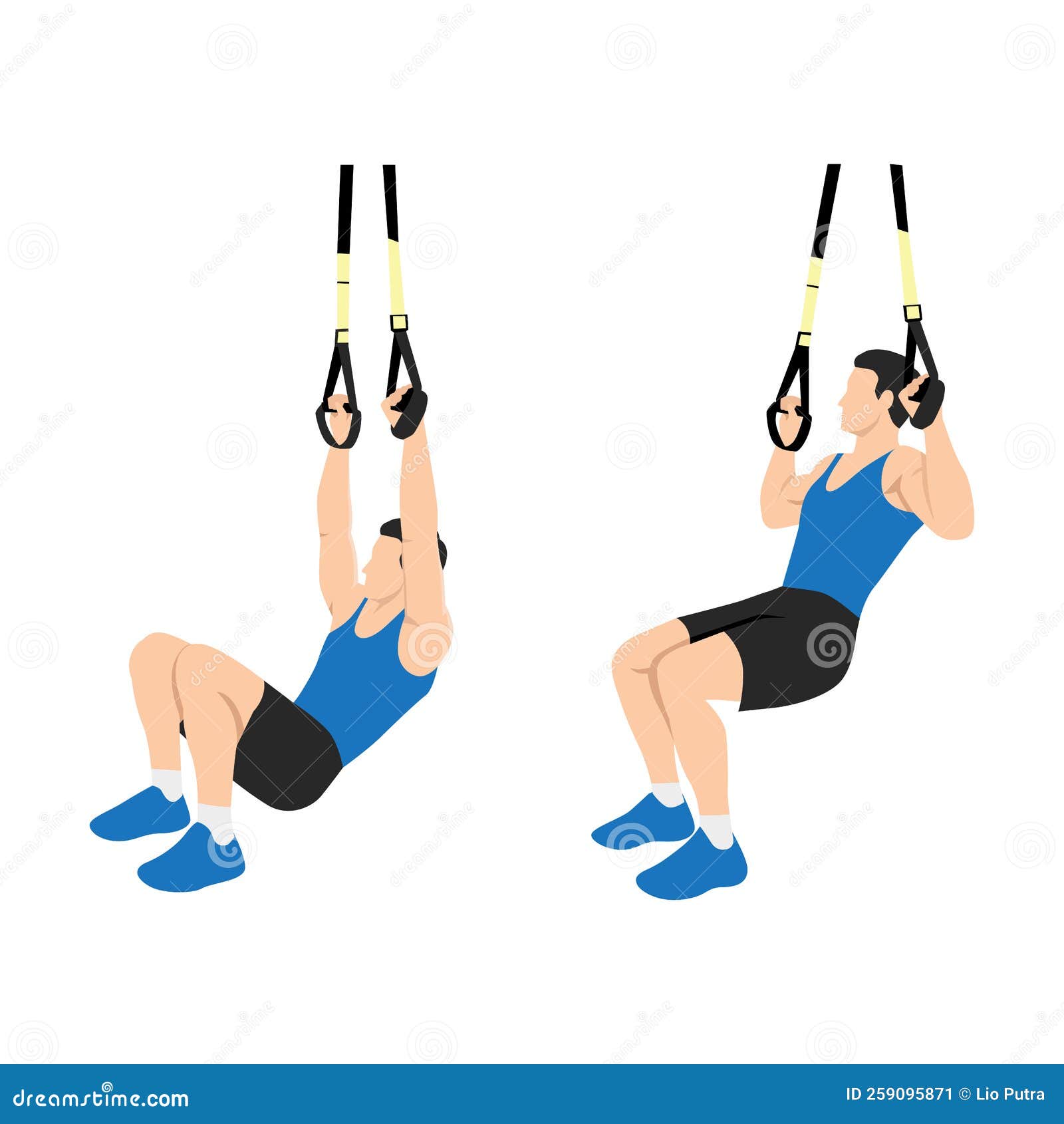 Inverted Row Exercise Stock Illustrations – 8 Inverted Row Exercise Stock  Illustrations, Vectors & Clipart - Dreamstime