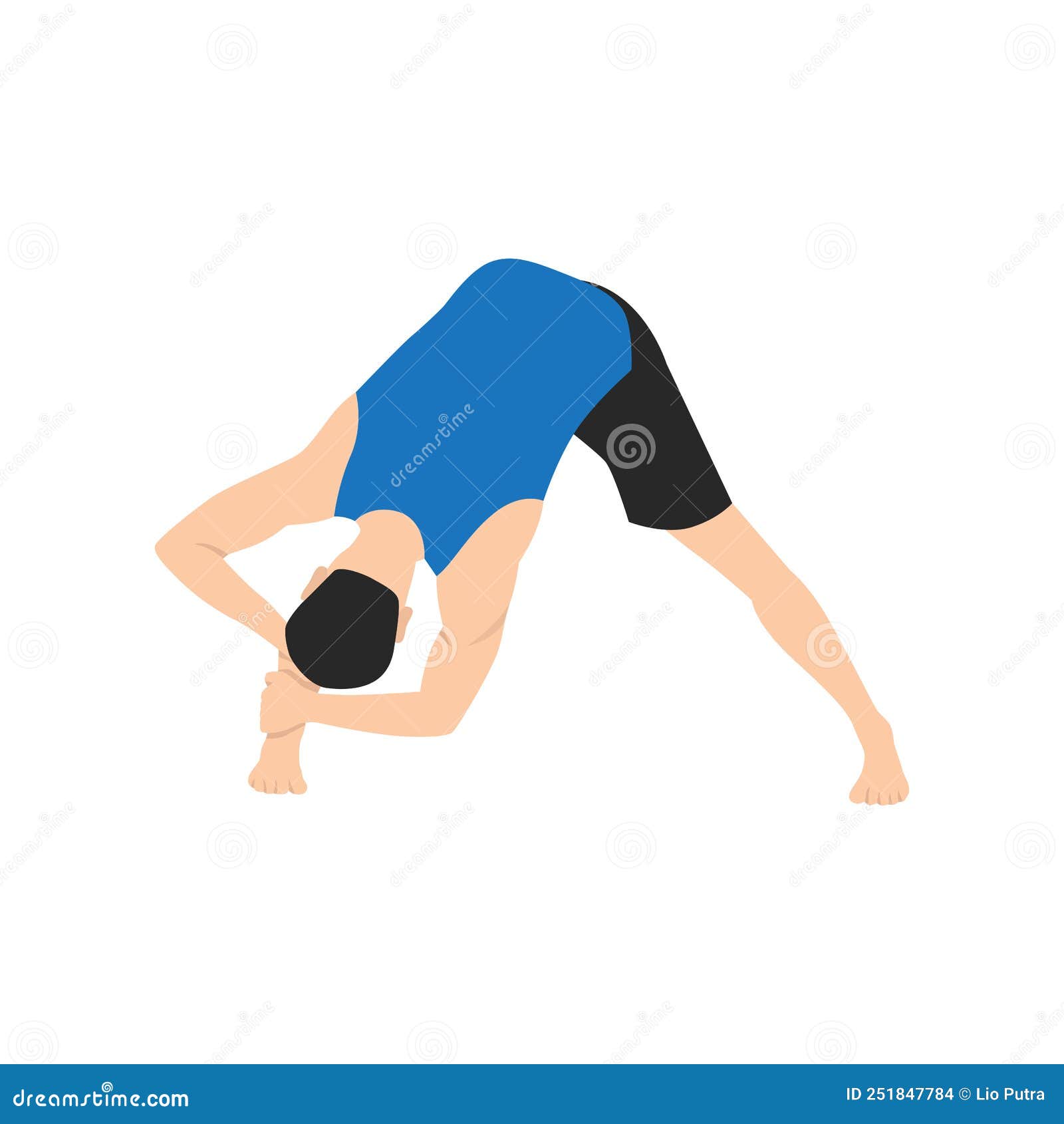 Yoga Pose: Wide-Angle Seated Forward Bend
