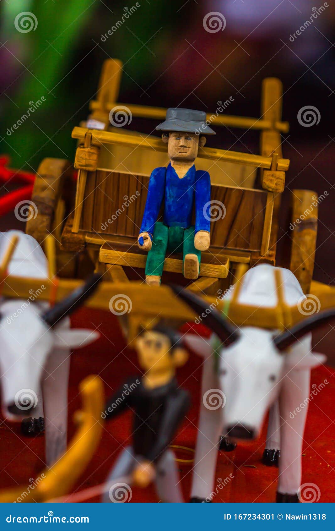 Man doll on cart wheel stock image. Image of farmer 167234301