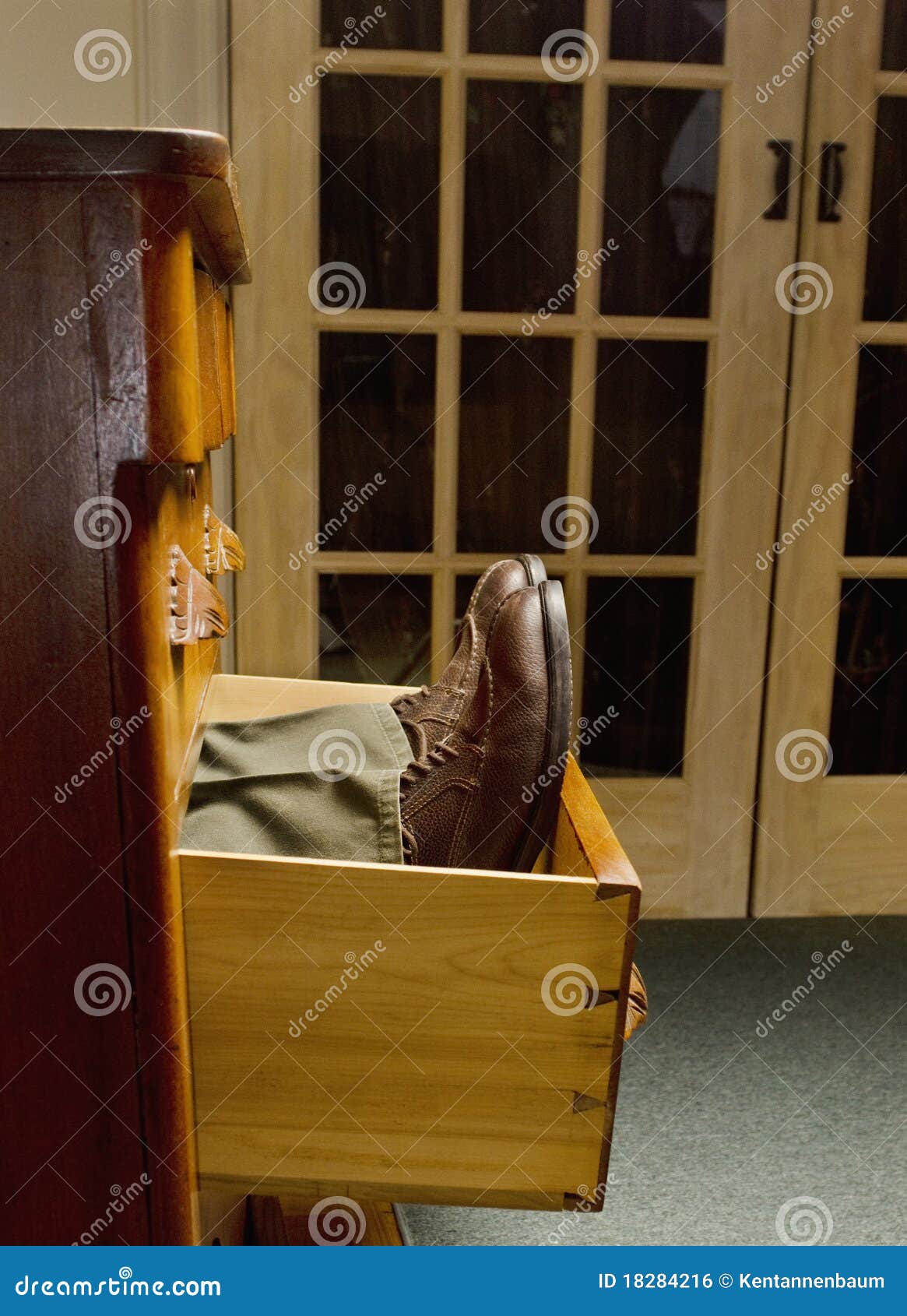 Man In Drawer Royalty Free Stock Image Image 18284216