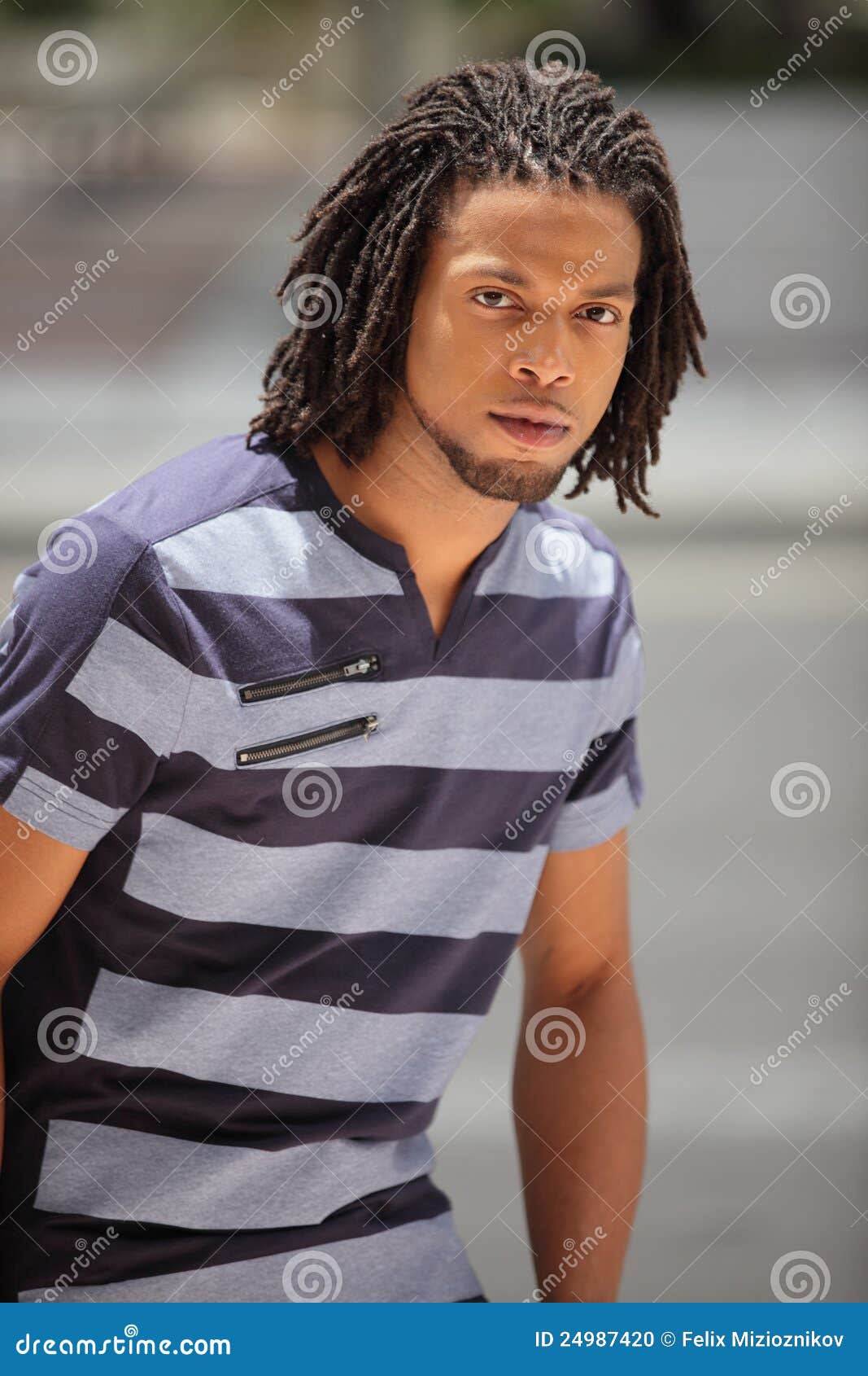 Man With Dreads Stock Photo Image Of Black Style