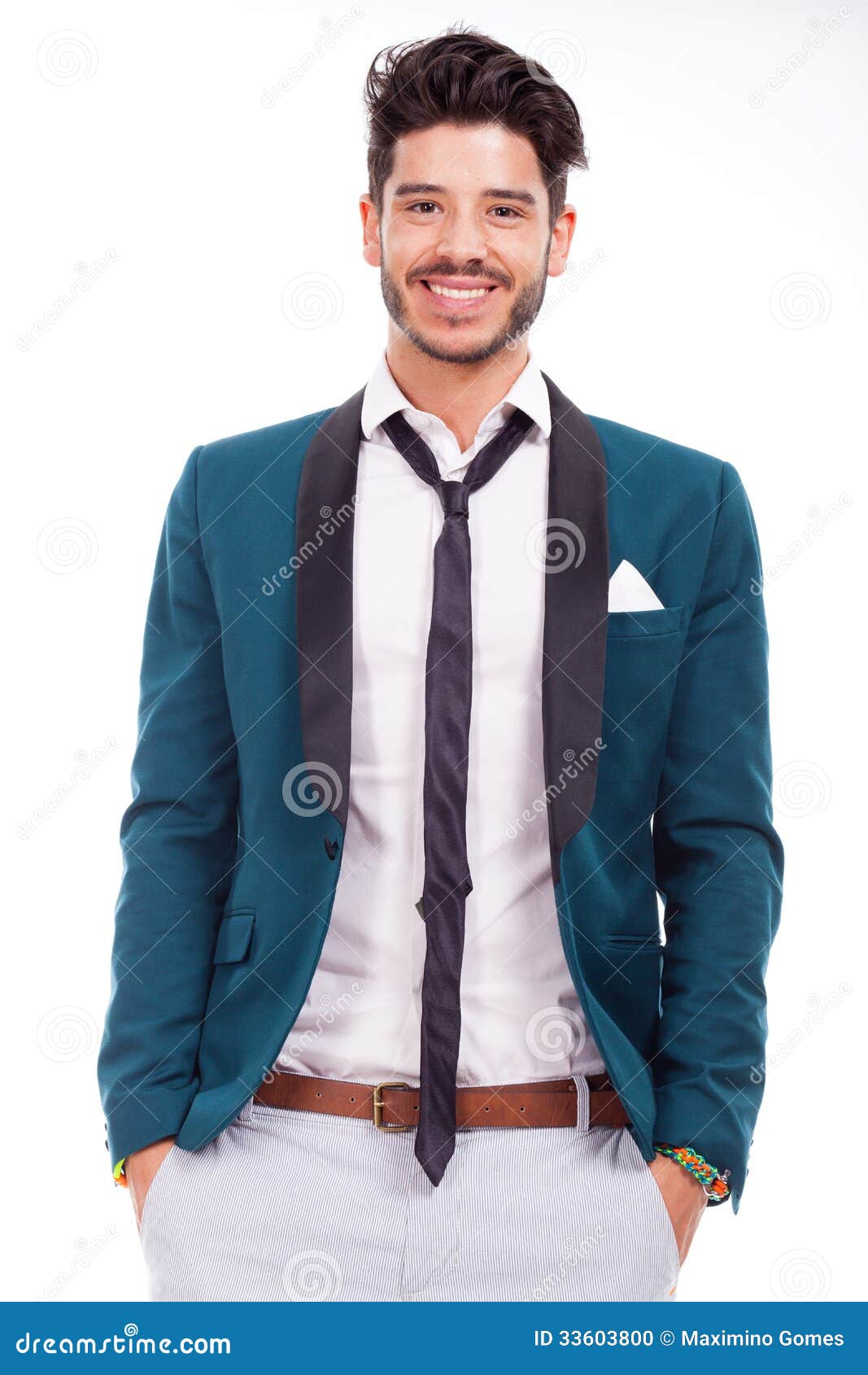Man dressed up with smile stock photo. Image of background 33603800
