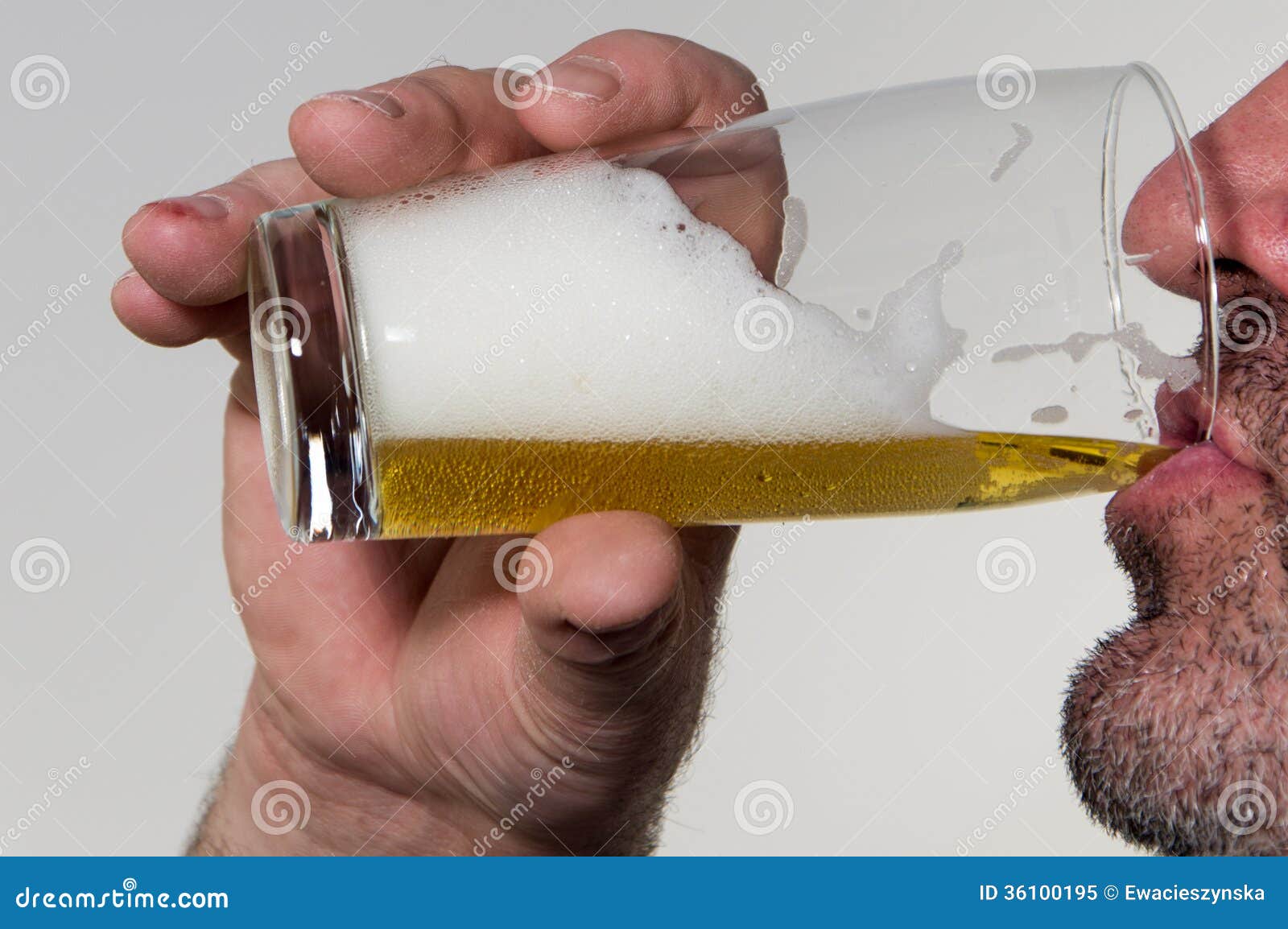 Man drinking beer stock image. Image of thirsty, drink 36100195
