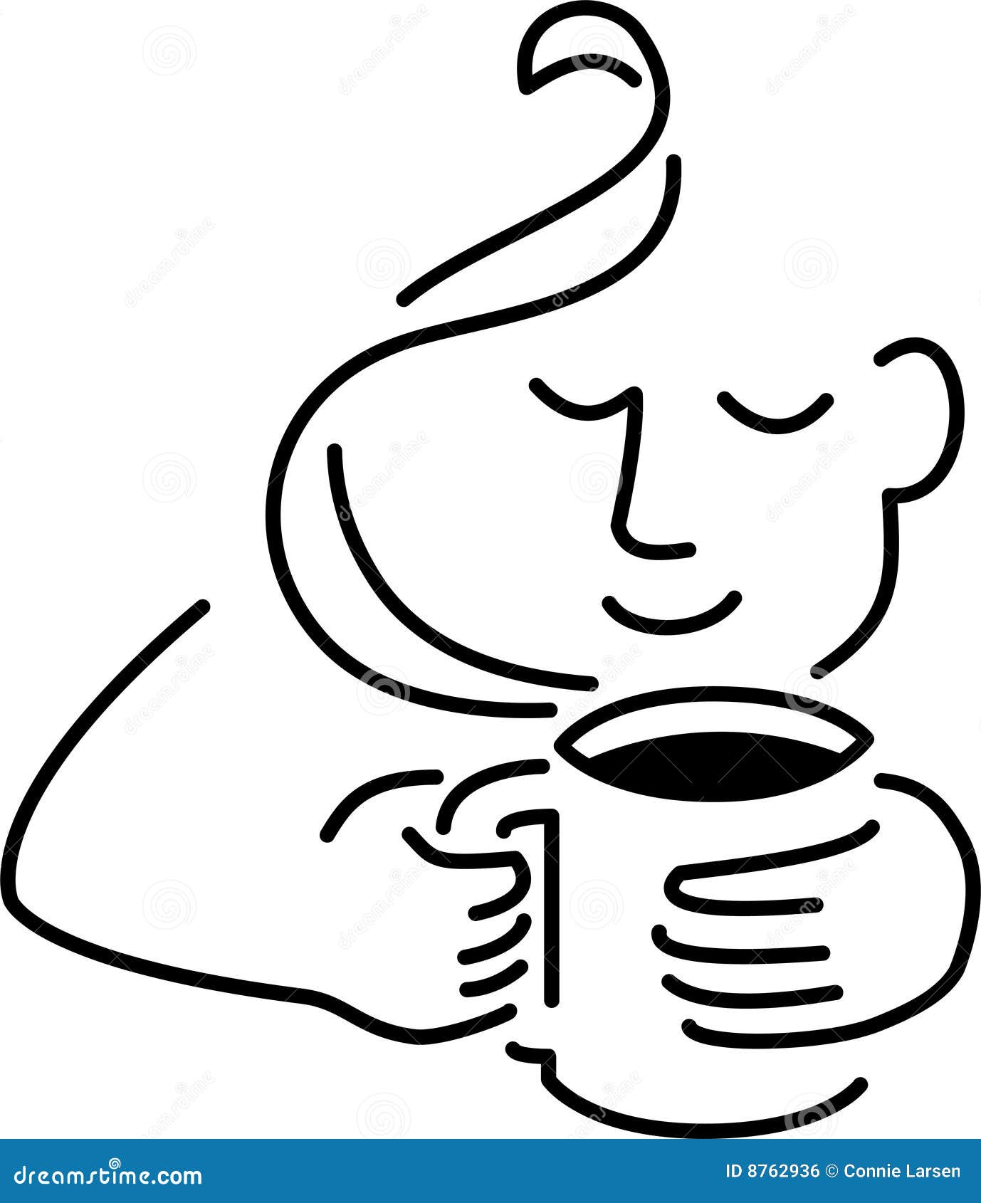 clipart coffee drinker - photo #5