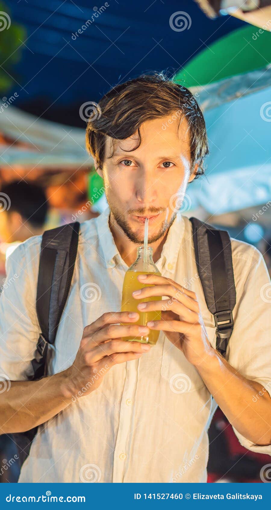 Man Drinking Sugar Cane Juice on the Asian Market VERTICAL FORMAT for  Instagram Mobile Story or Stories Size. Mobile Stock Photo - Image of  landscape, diet: 141527460