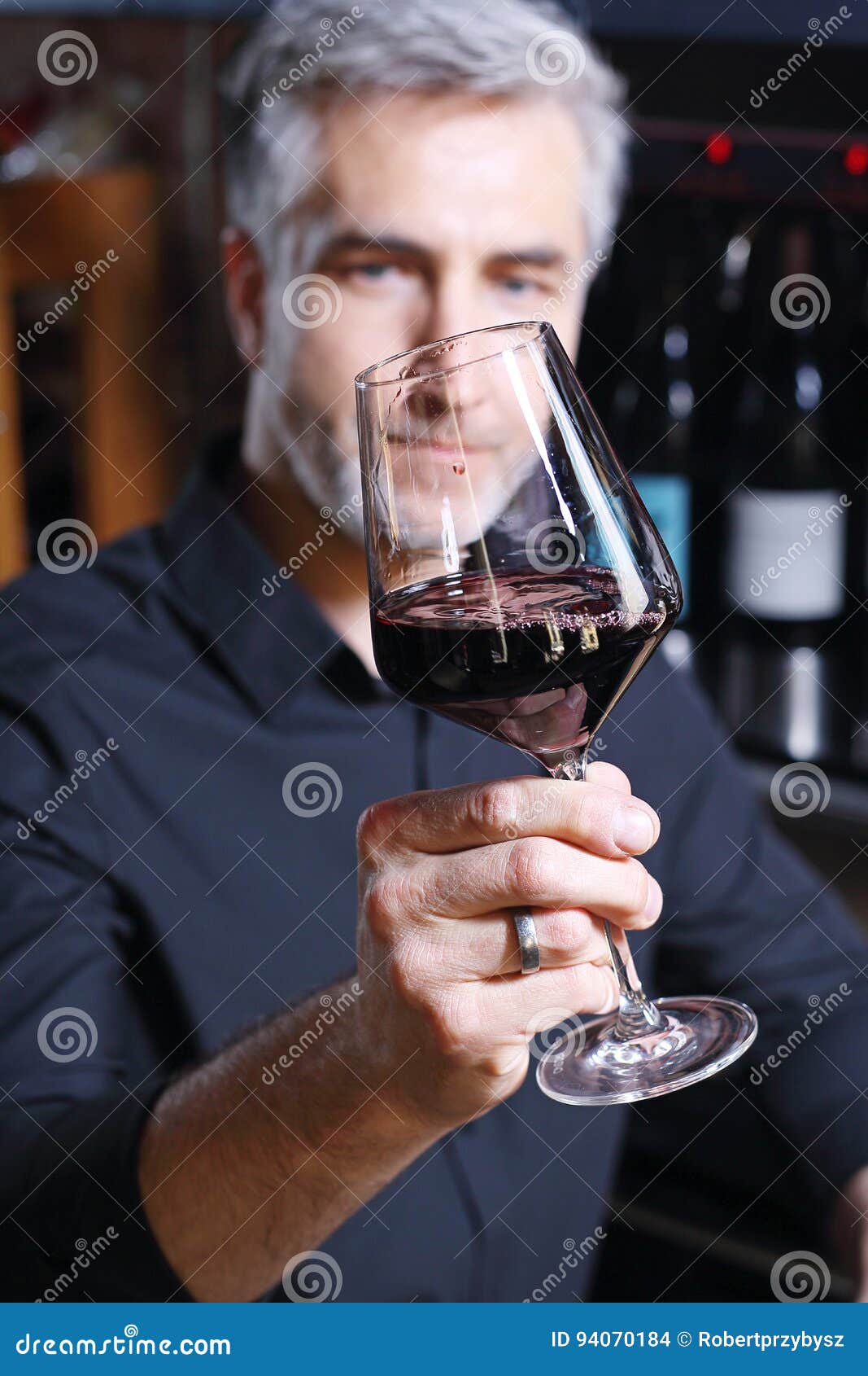 Man drinking wine stock photo. Image of glass, alcohol 94070184