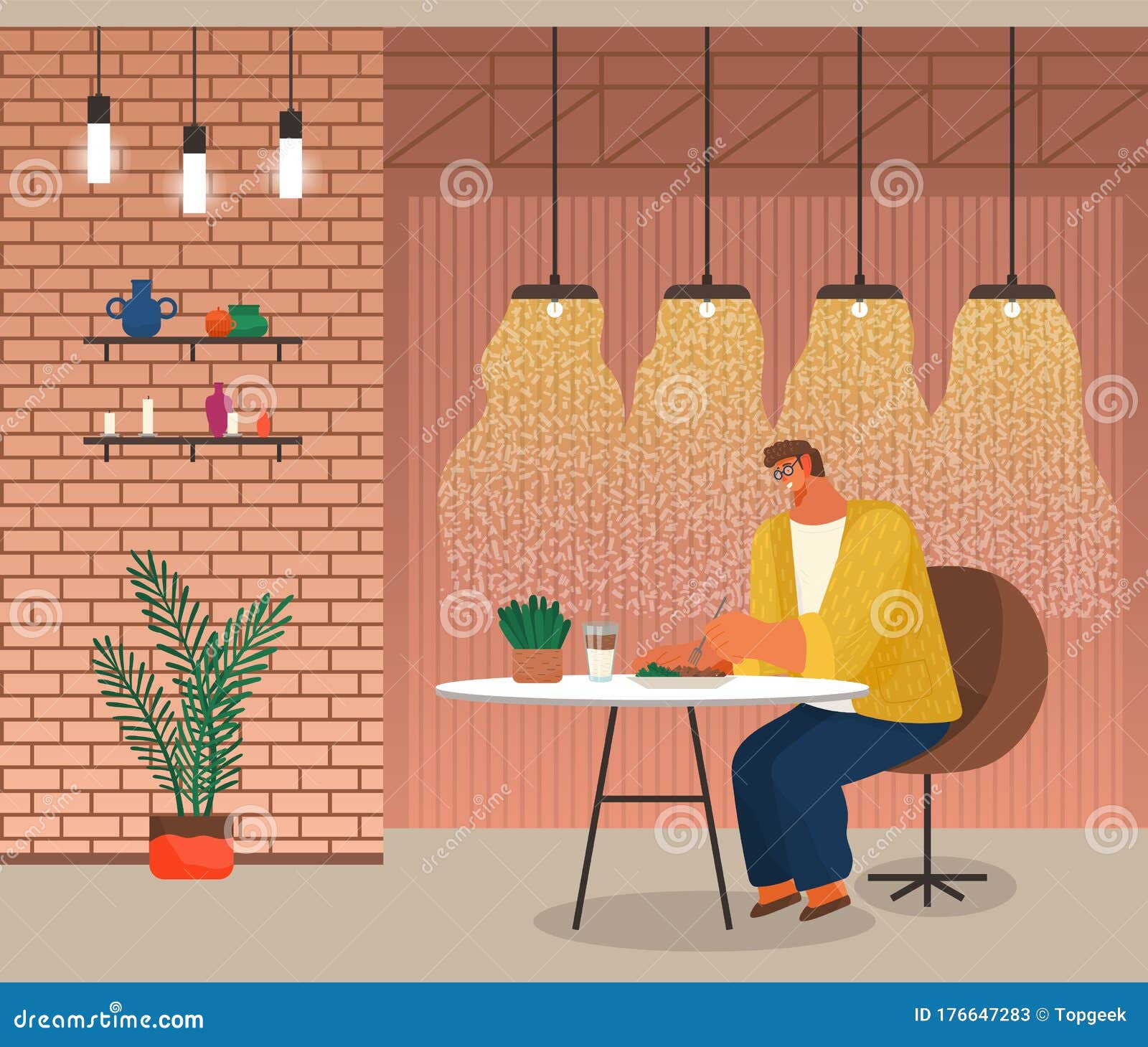 Alone Cafe Stock Illustrations 485 Alone Cafe Stock Illustrations Vectors Clipart Dreamstime