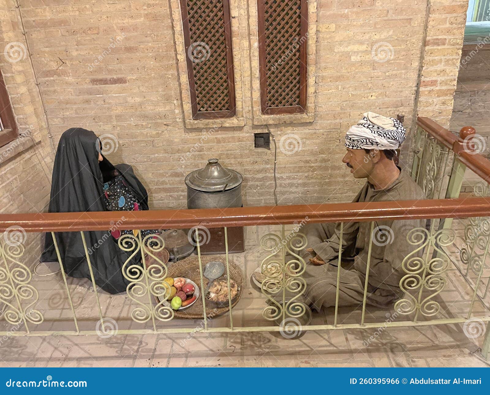 A Man Eating Breakfast at the Seller of Beans and Bread Editorial Photo