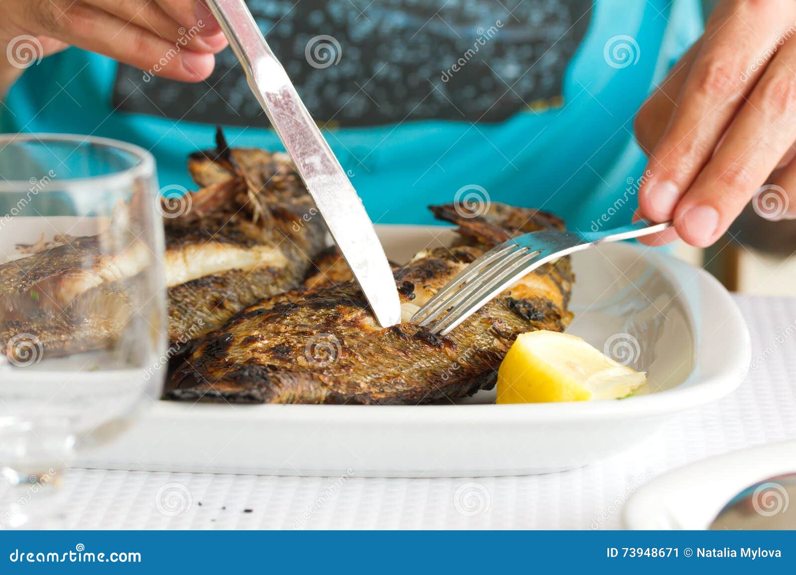 What Do Man Eating Fish Use for Barbeques  