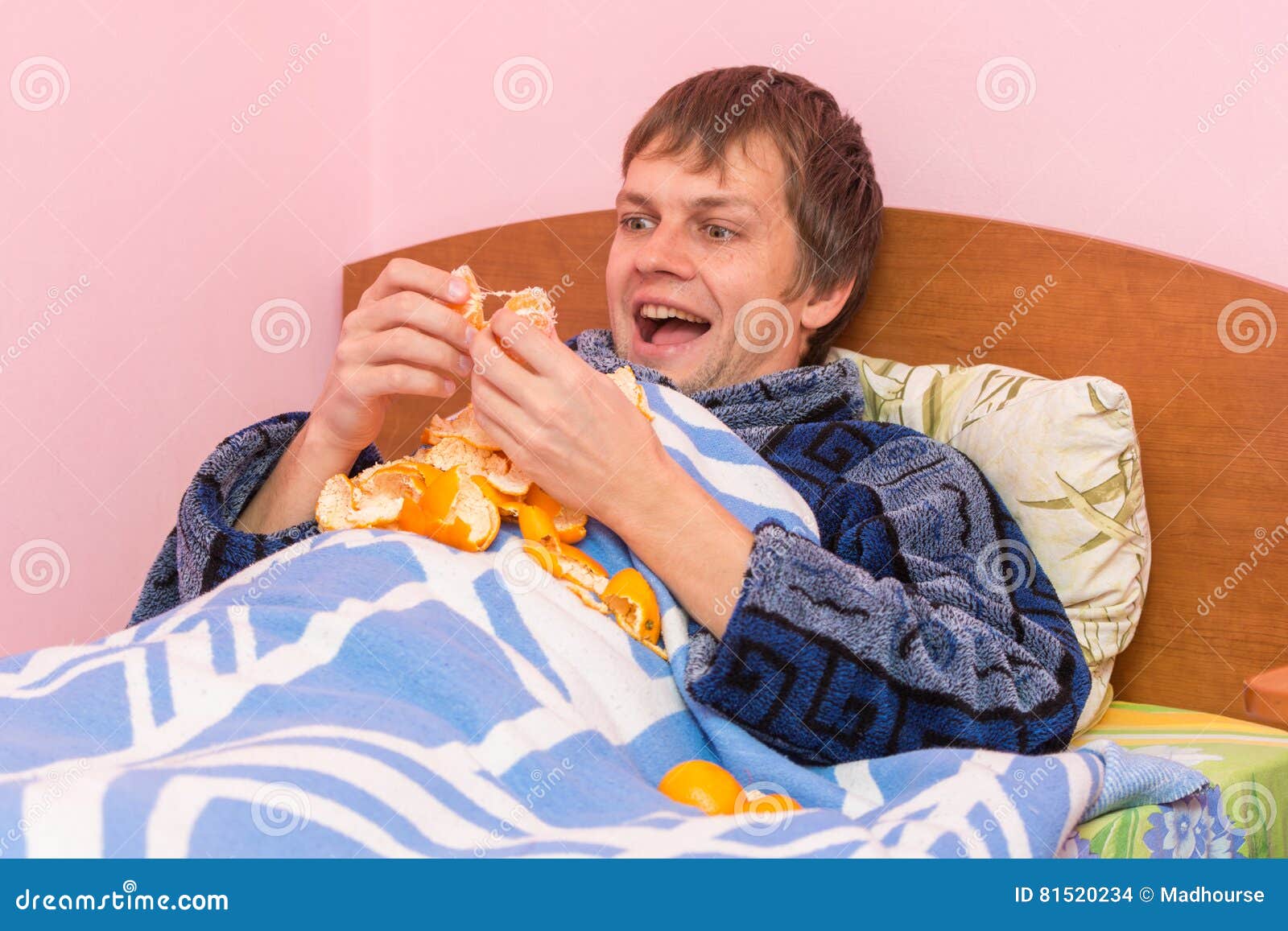 Man eating tangerines stock photo. Image of peel, christmas 81520234